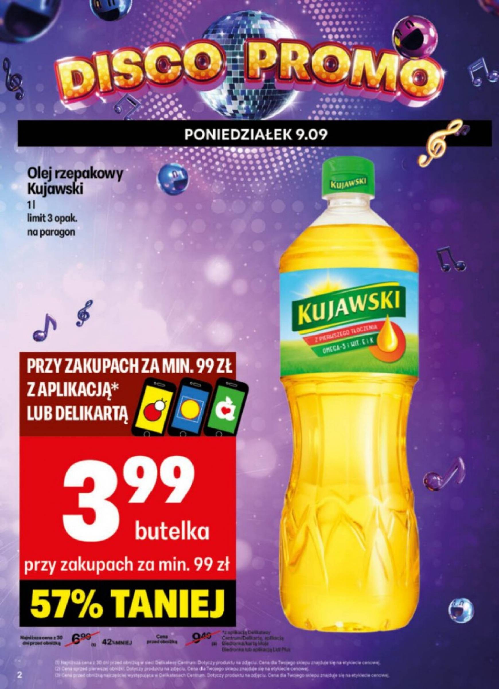 Aktualna Delikatesy Centrum gazetka ważna od 09.09. - 15.09. 2