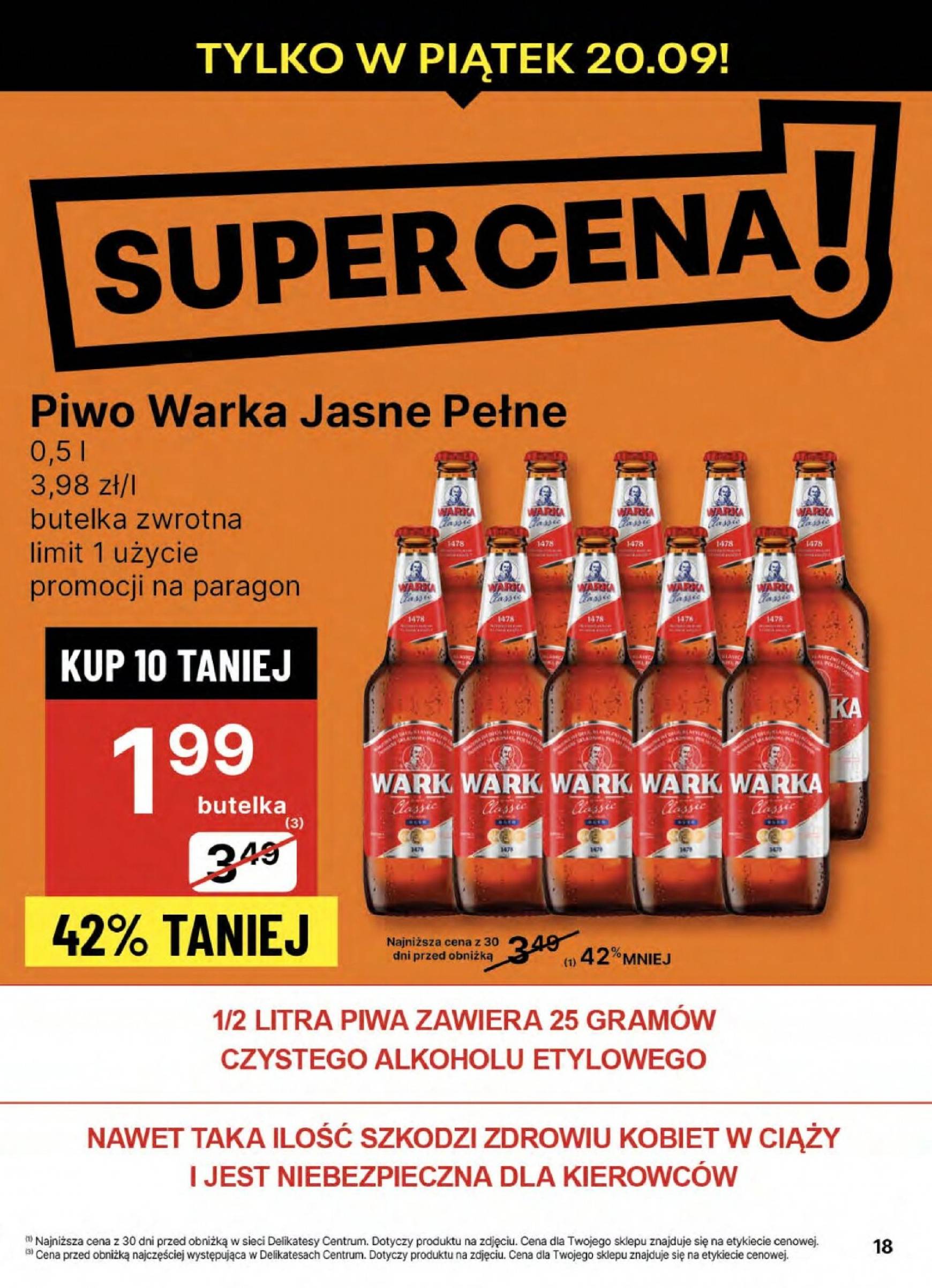 Aktualna Delikatesy Centrum gazetka ważna od 19.09. - 25.09. 18