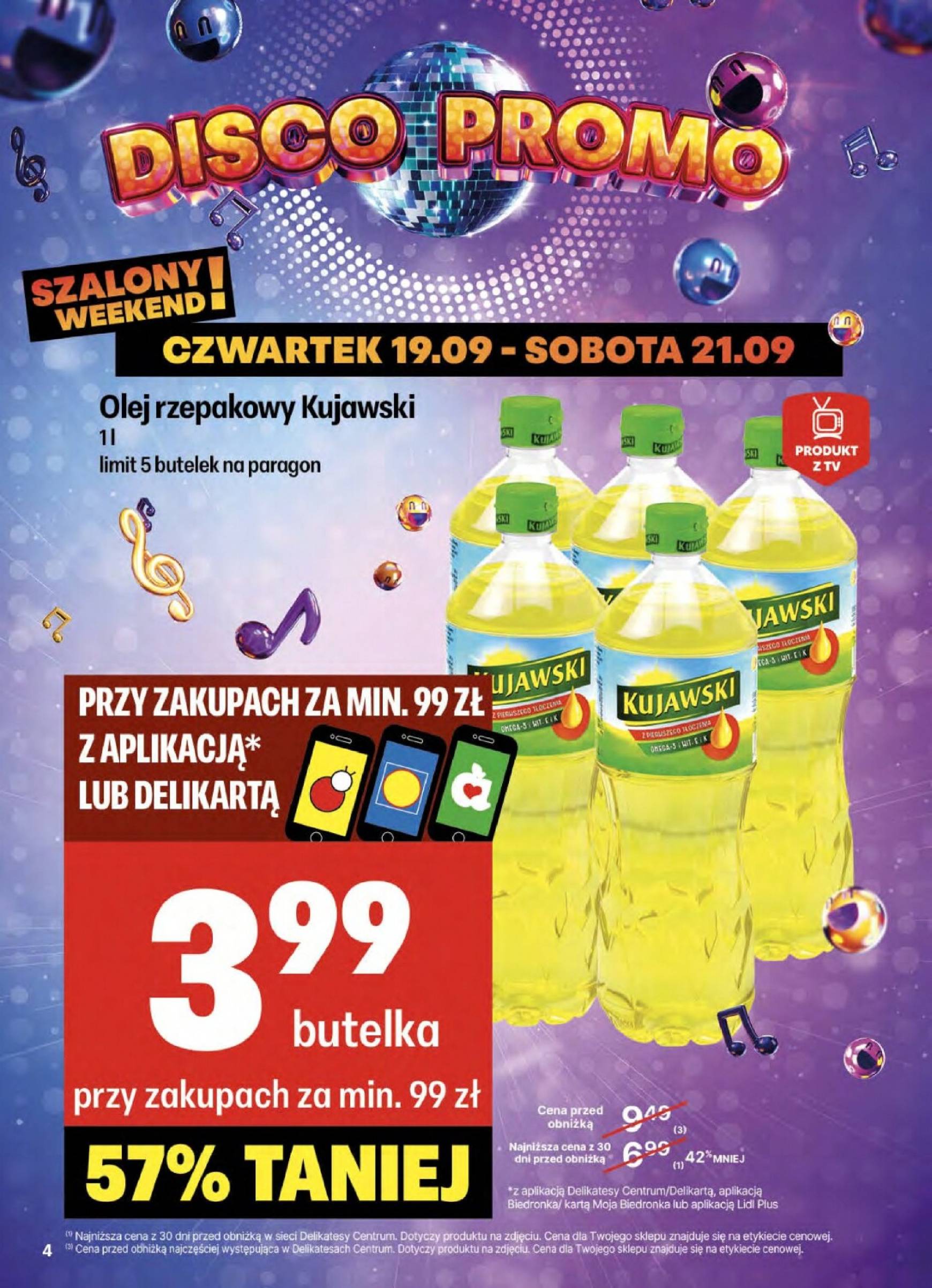 Aktualna Delikatesy Centrum gazetka ważna od 19.09. - 25.09. 4