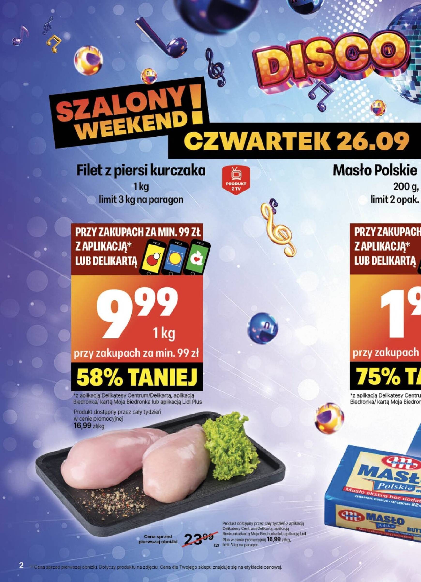 Aktualna Delikatesy Centrum gazetka ważna od 26.09. - 02.10. 2