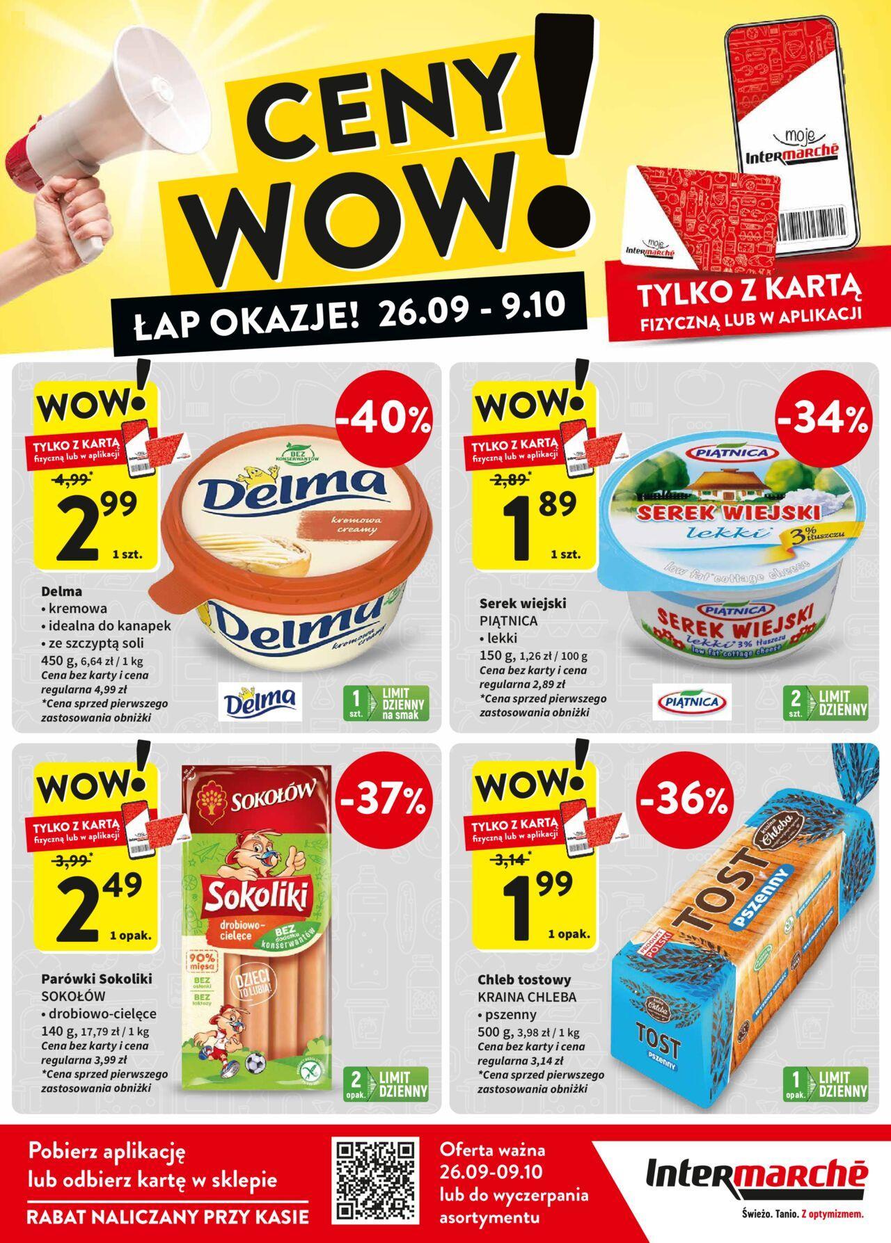 Intermarche Gazetka - Ceny WOW 26.09.2024 - 09.10.2024 1