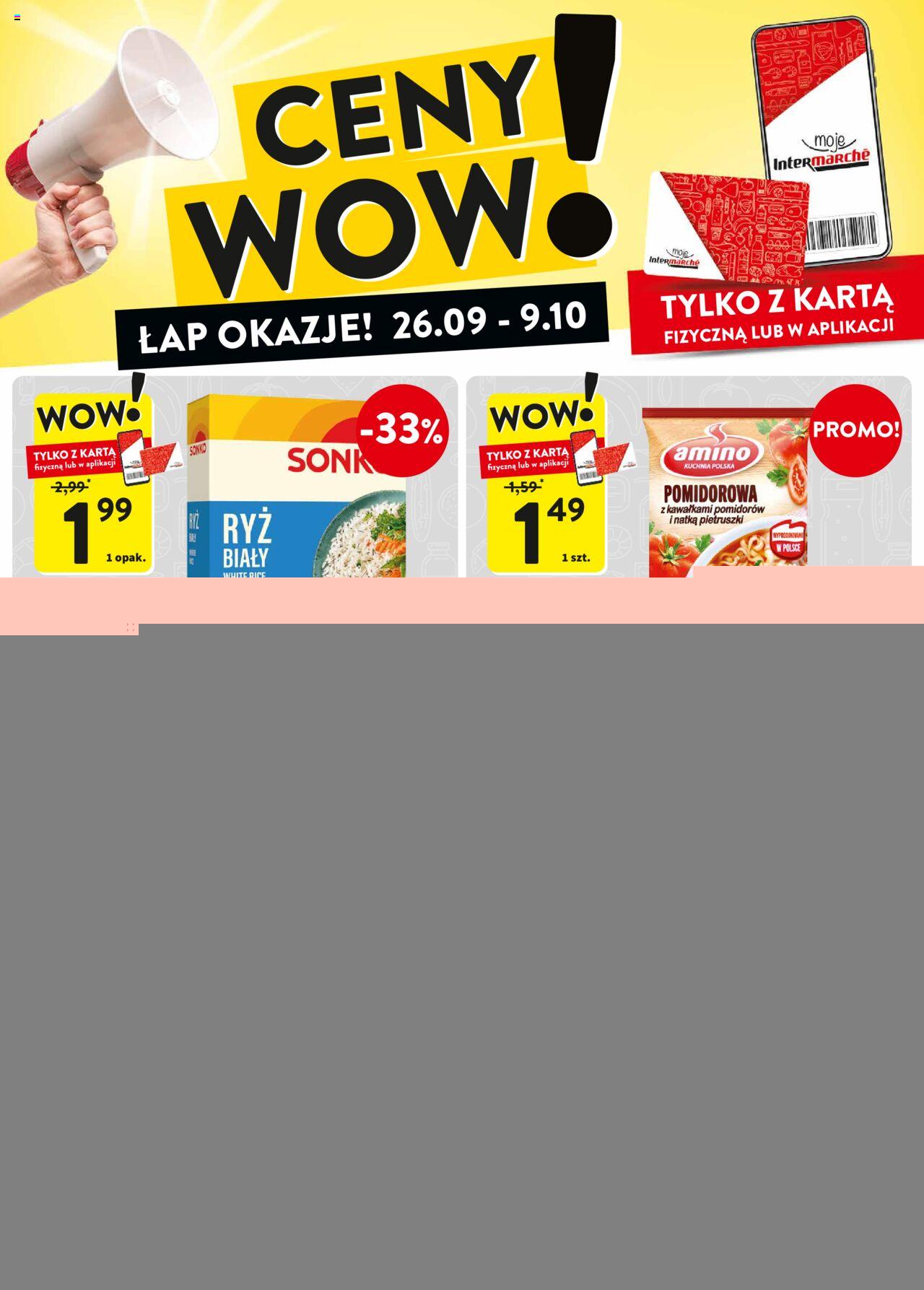 Intermarche Gazetka - Ceny WOW 26.09.2024 - 09.10.2024 2