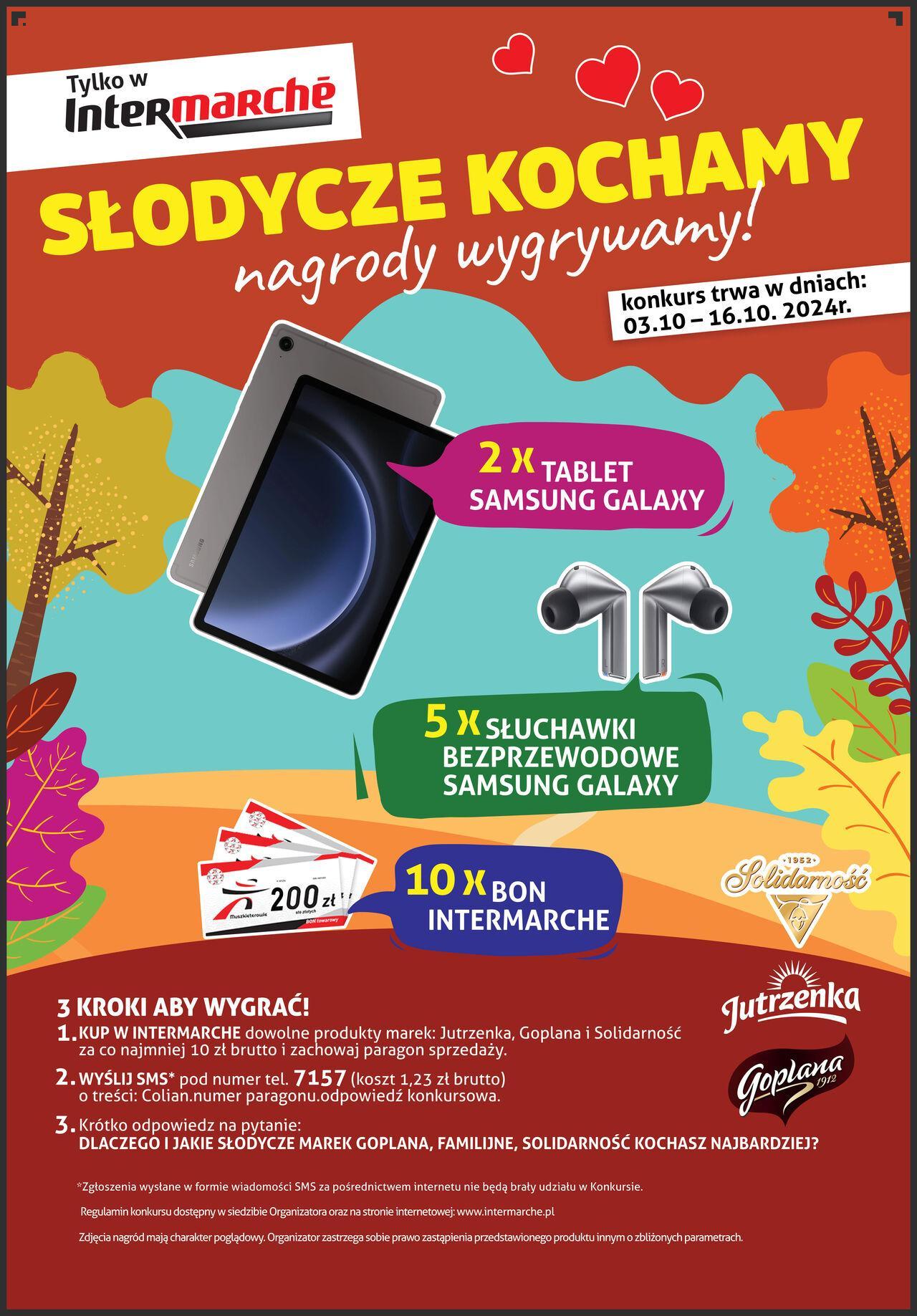 Intermarche Konkurs - Słodycze kochamy nagrody wygrywamy 03.10.2024 - 16.10.2024