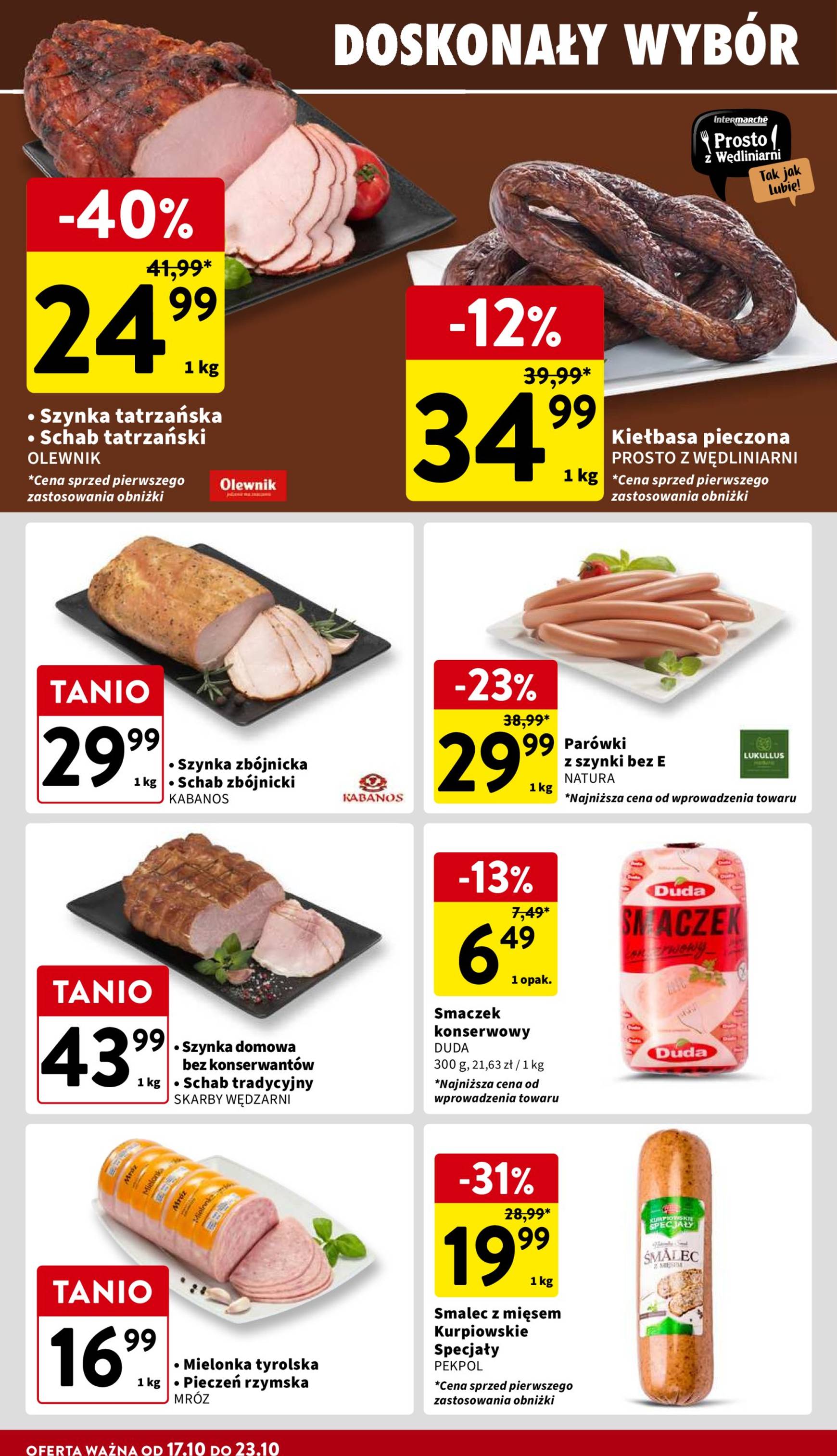 Intermarché gazetka ważna od 17.10. - 23.10. 14