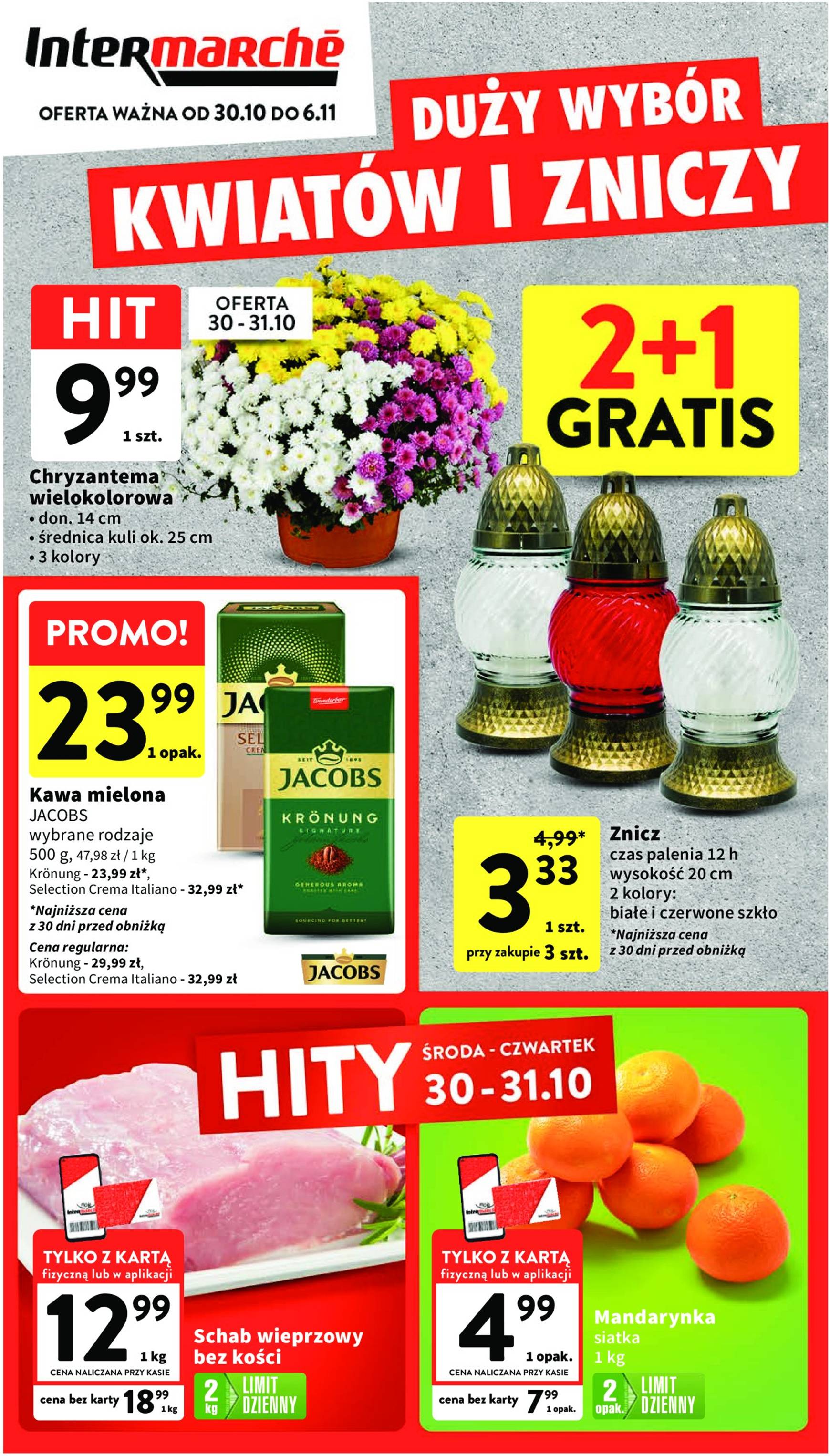 Intermarché gazetka ważna od 30.10. - 06.11.