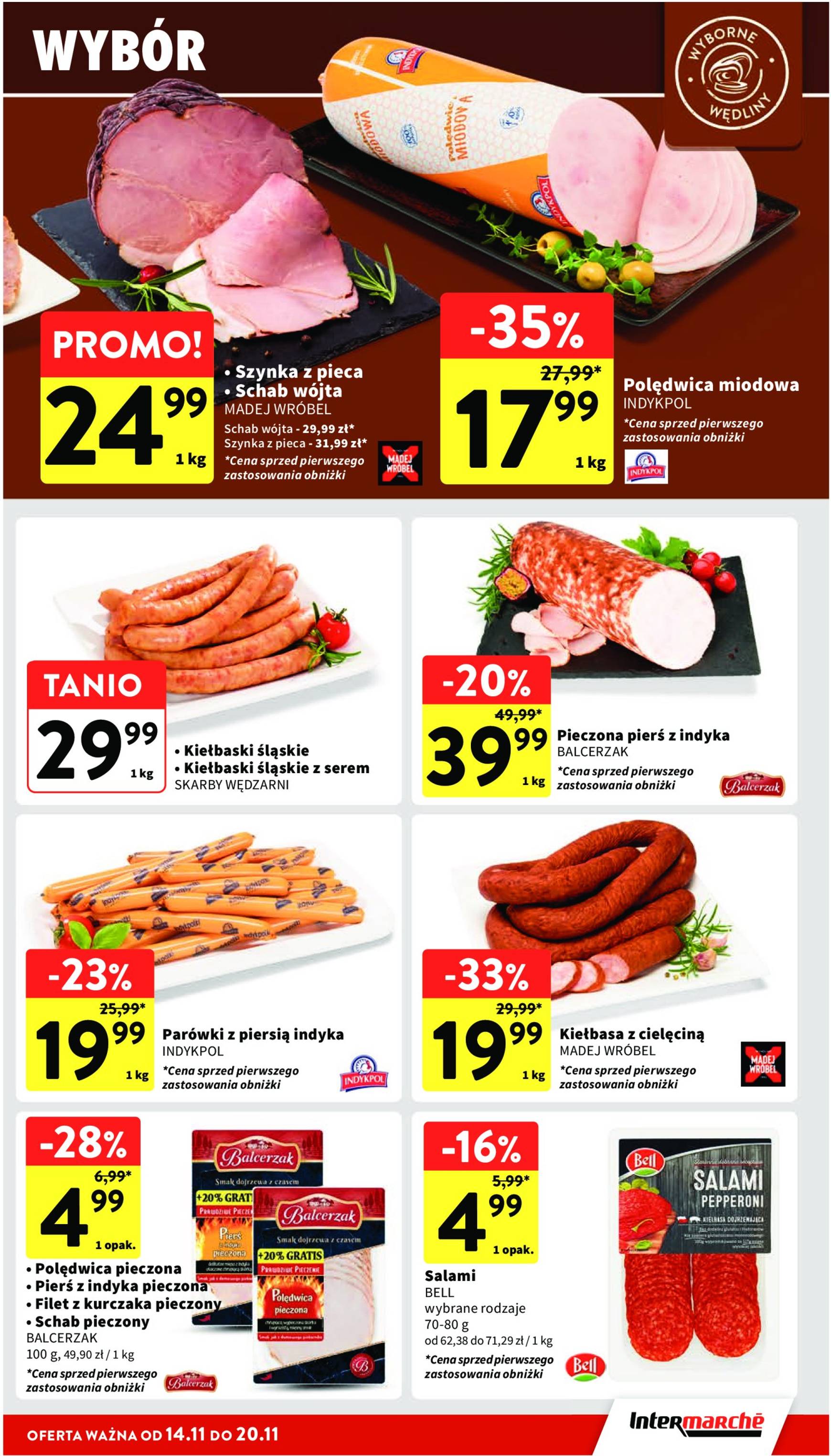 Intermarché gazetka ważna od 14.11. - 20.11. 21