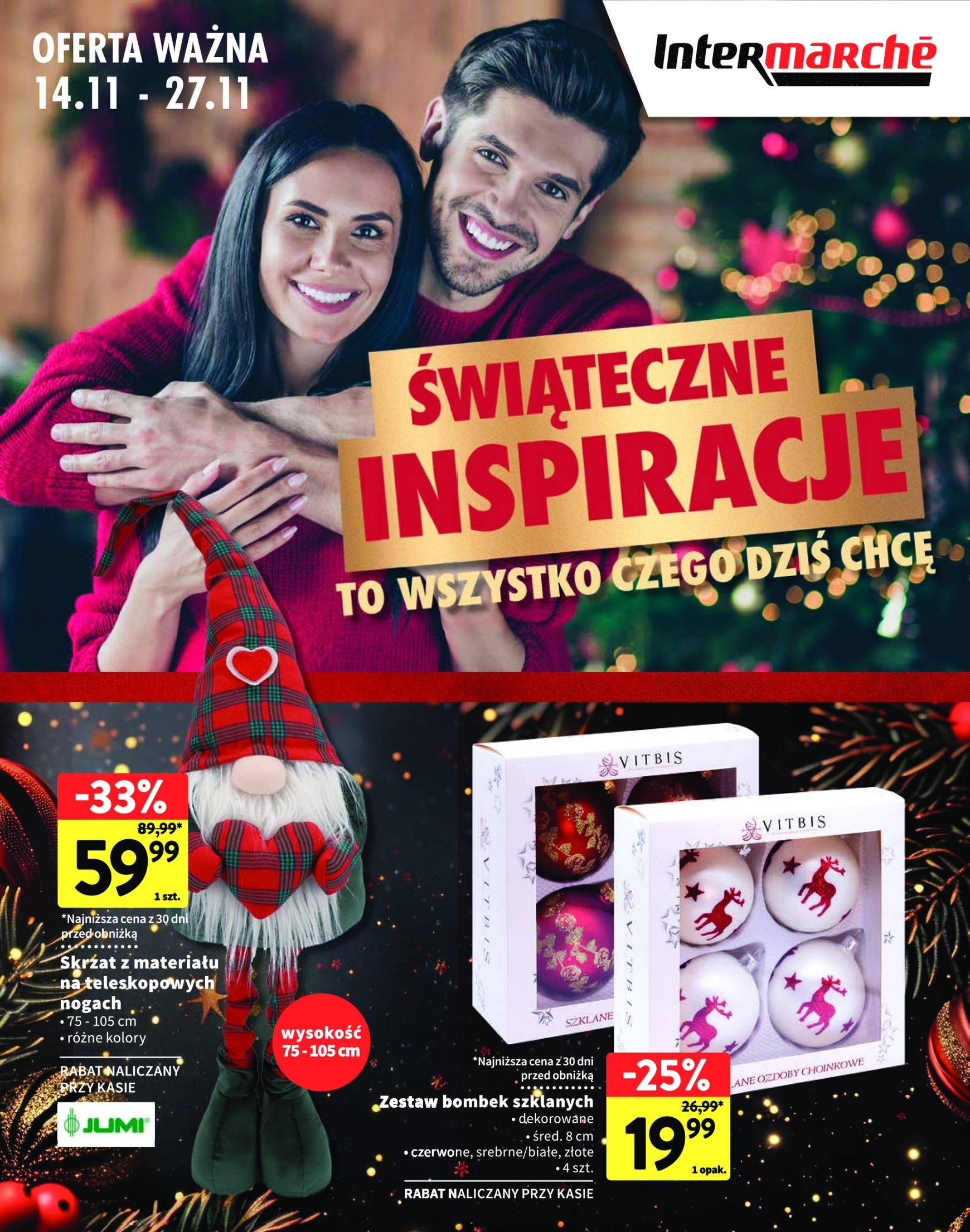 Intermarché - Świąteczne inspiracje gazetka ważna od 14.11. - 27.11.