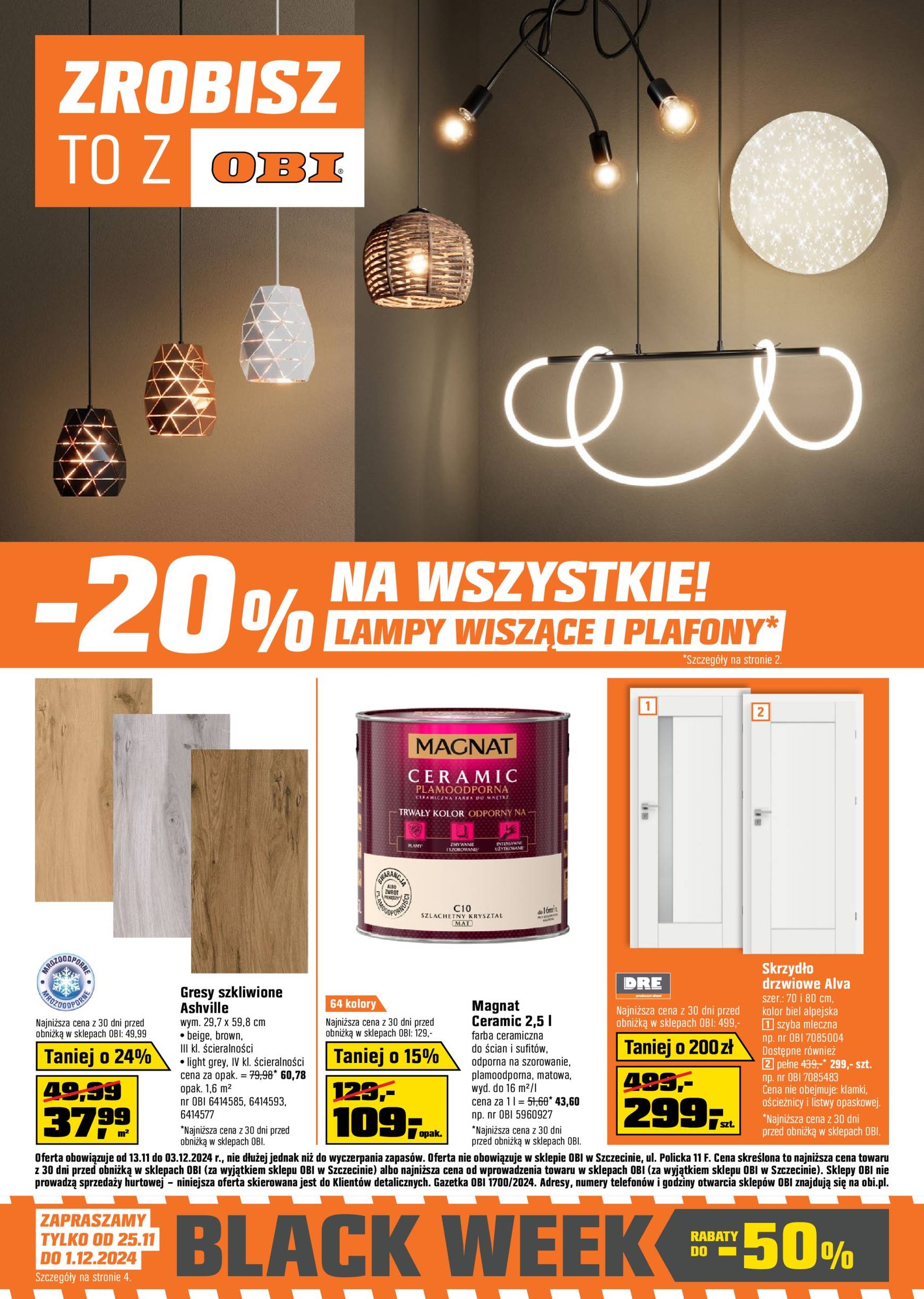 OBI - Black Friday gazetka ważna od 13.11. - 03.12.