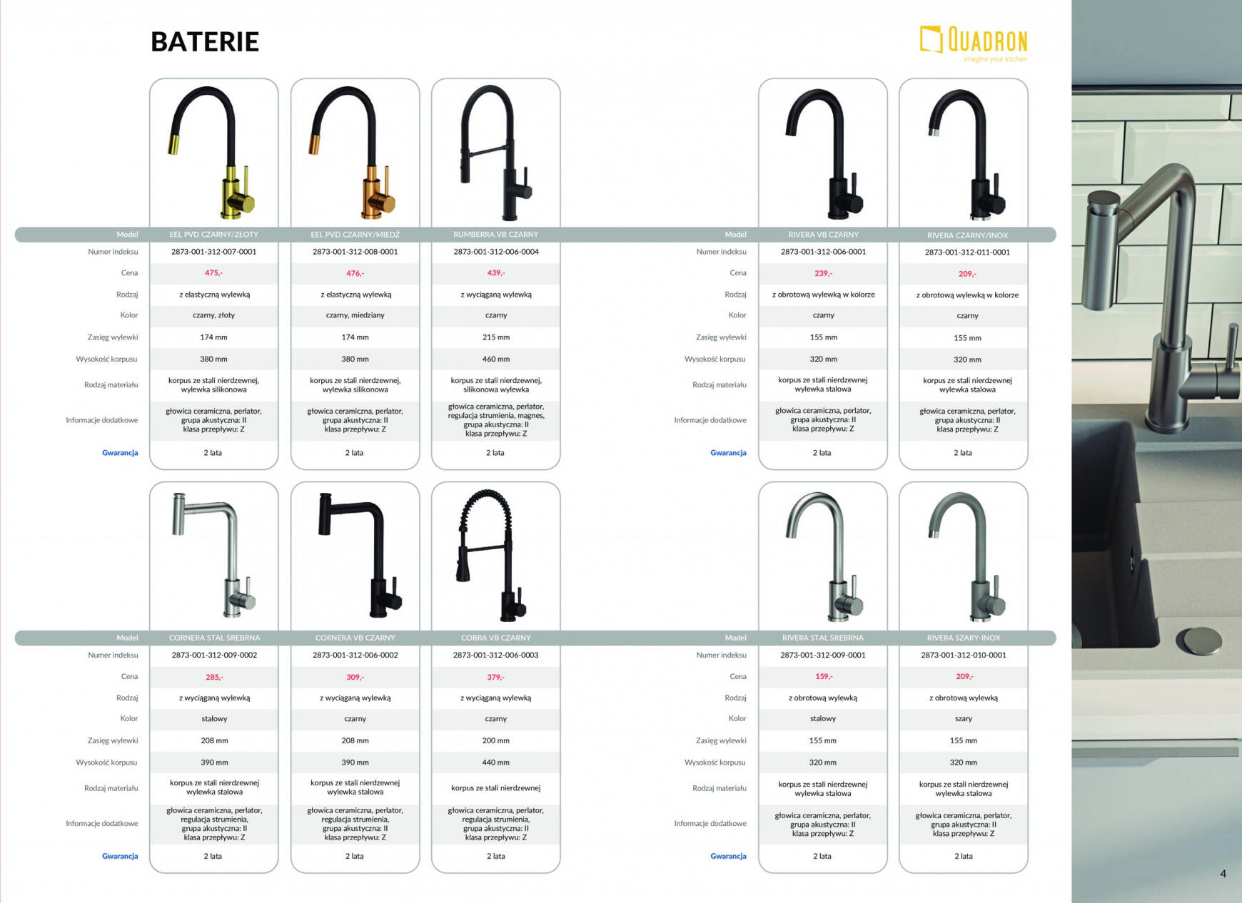 Agata meble - Katalog armatura Quadron 3