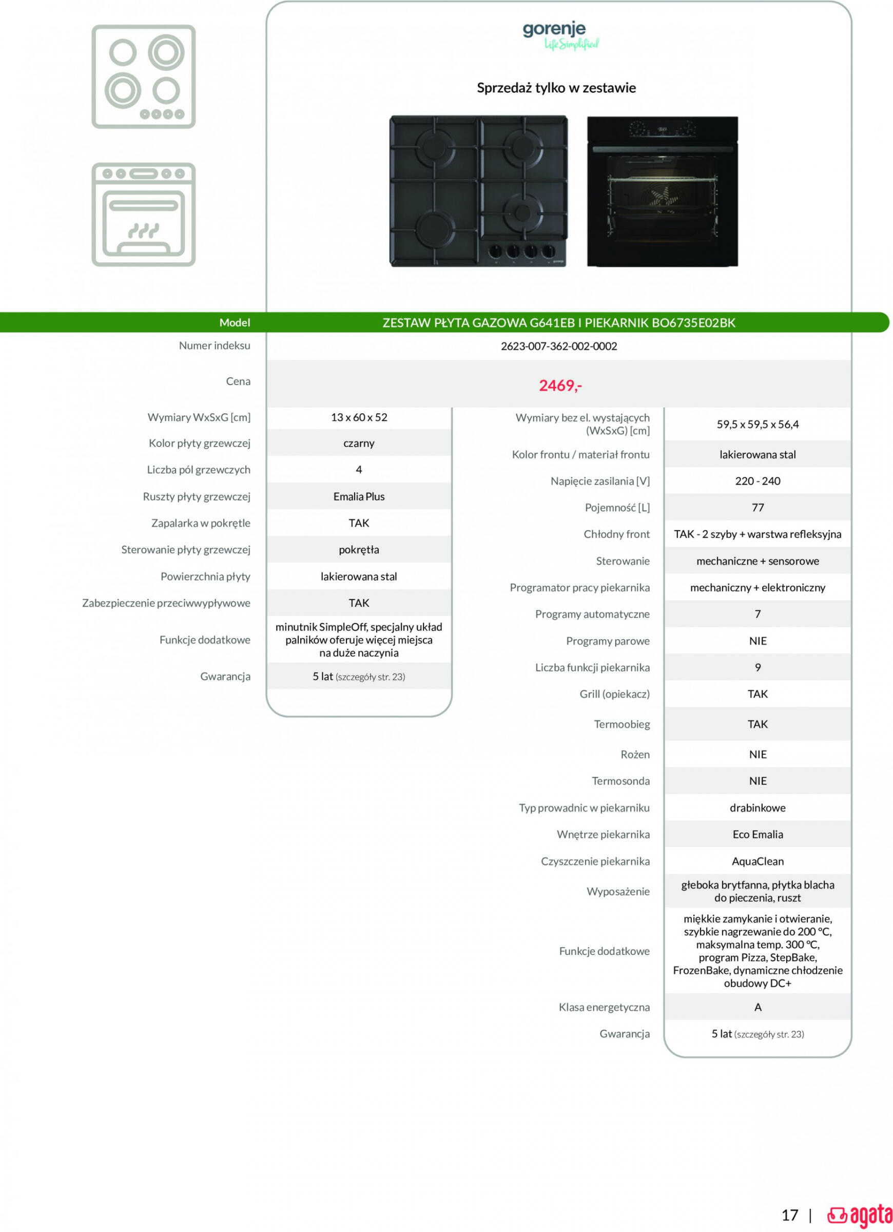 Agata Meble - Katalog sprzęt AGD - Gorenje 17