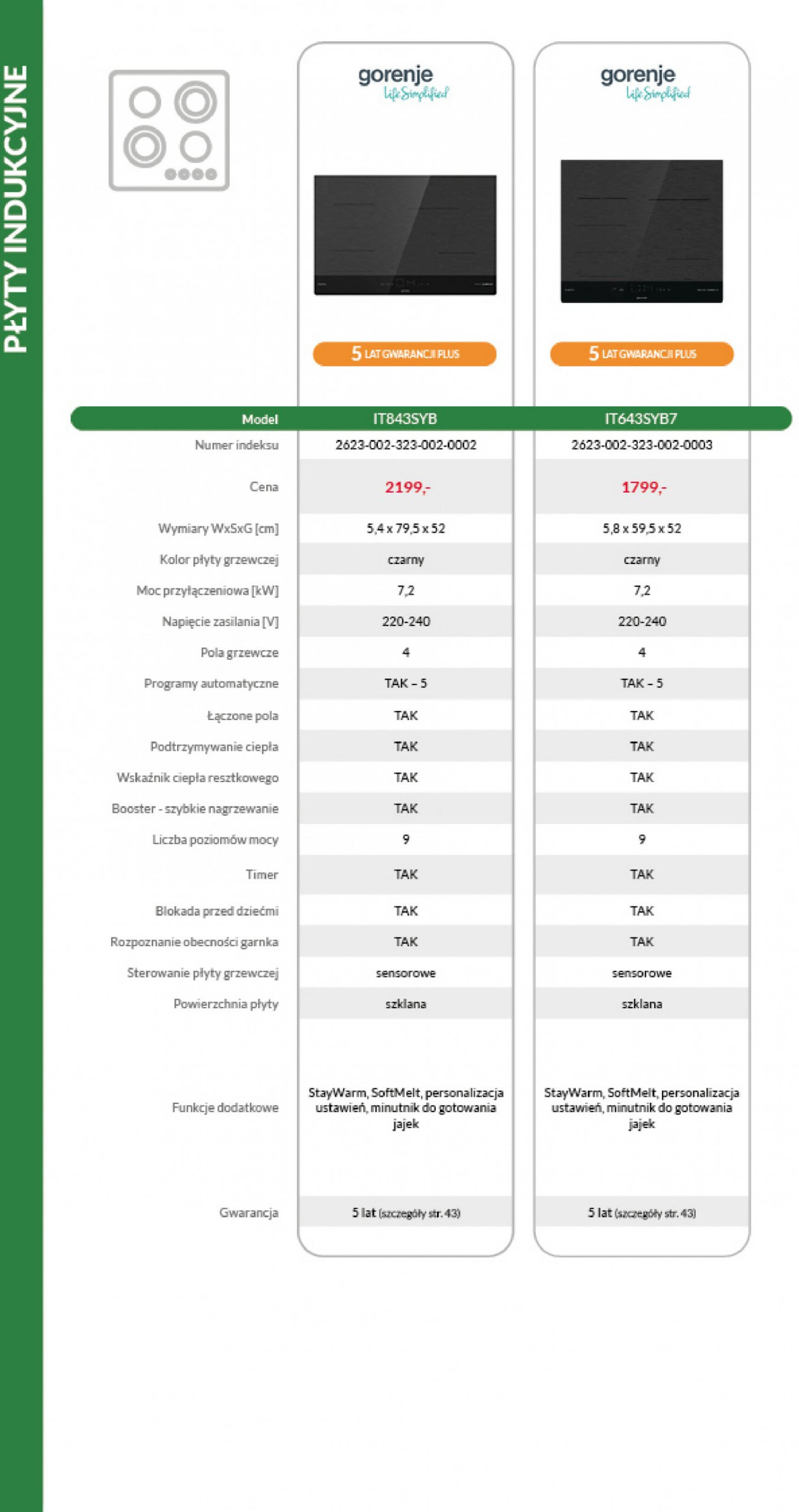 Agata meble - Katalog sprzęt AGD - Gorenje obowiązuje od 10.01.2024 6