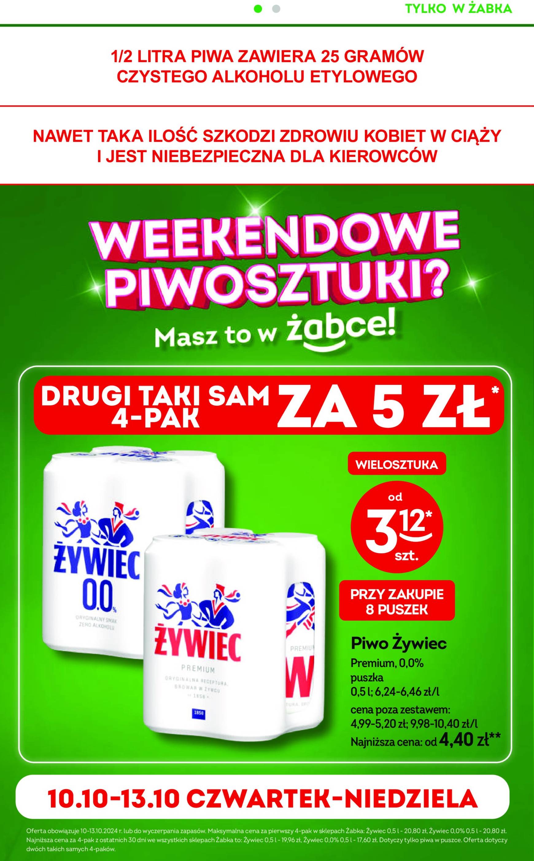 Żabka gazetka ważna od 09.10. - 22.10. 16