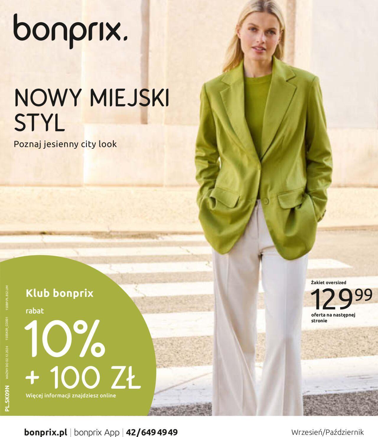 BonPrix Katalog - Nowy Miejski Styl 02.09.2024 - 02.12.2024 1