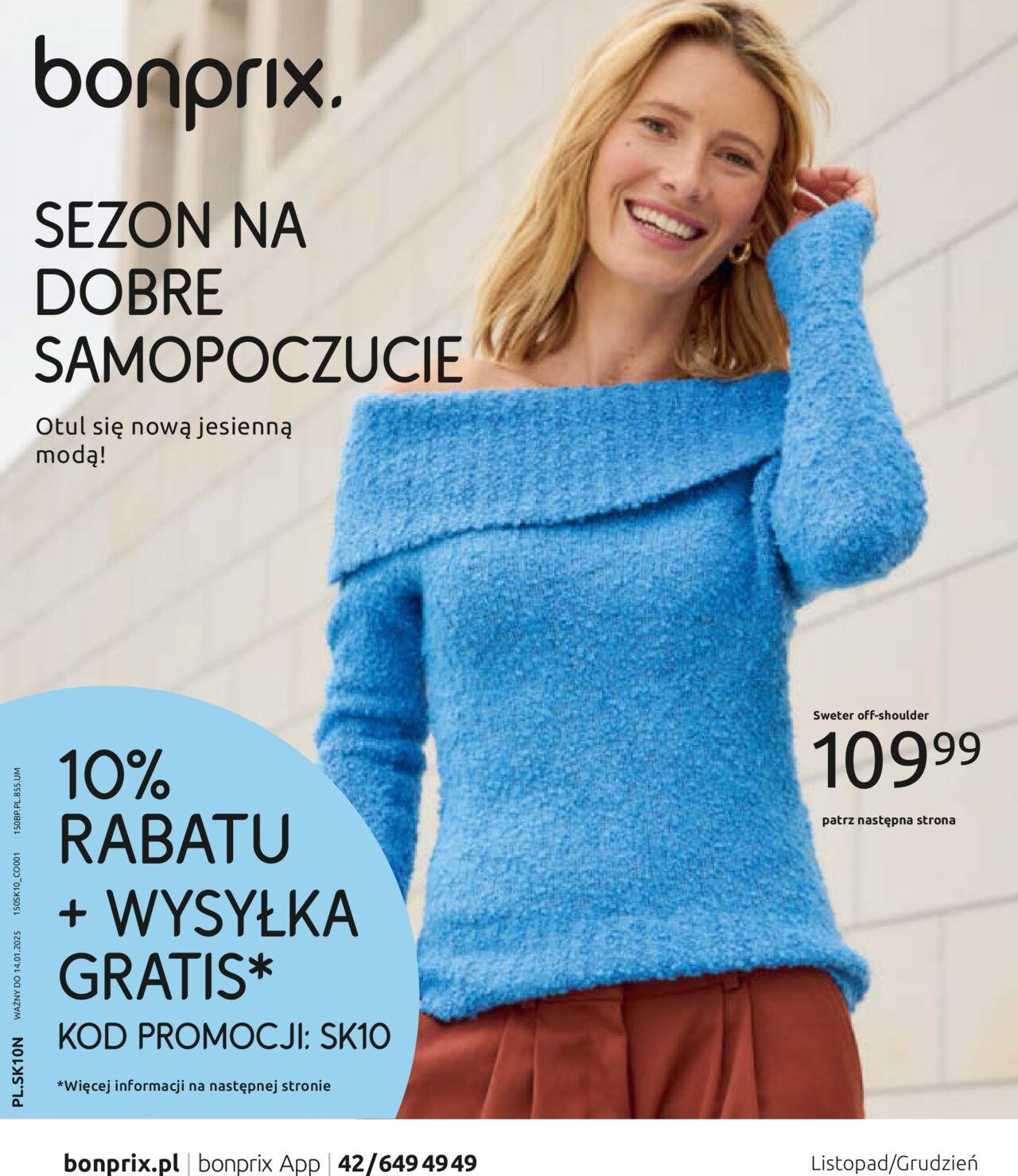 BonPrix Katalog - Dzianiny Na Topie 14.10.2024 - 14.01.2025