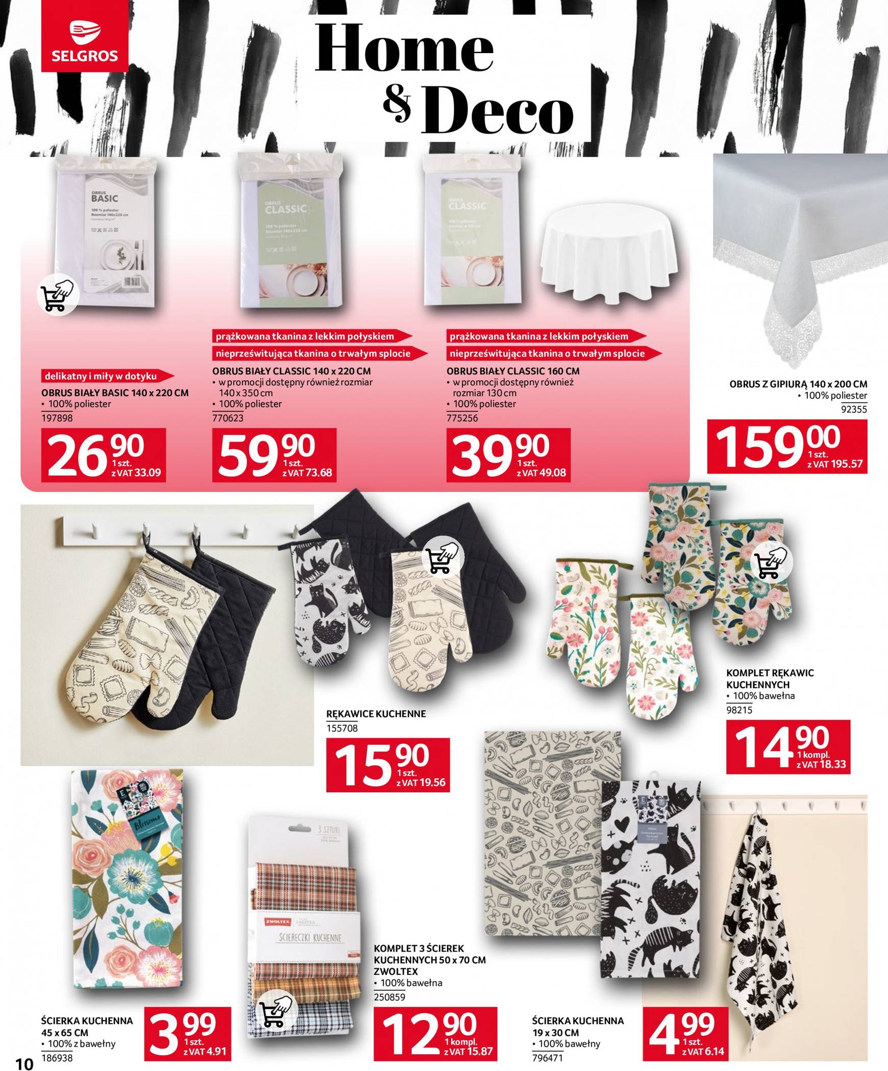 Aktualna Selgros cash&carry - Katalog Home&Deco gazetka ważna od 26.09. - 09.10. 10