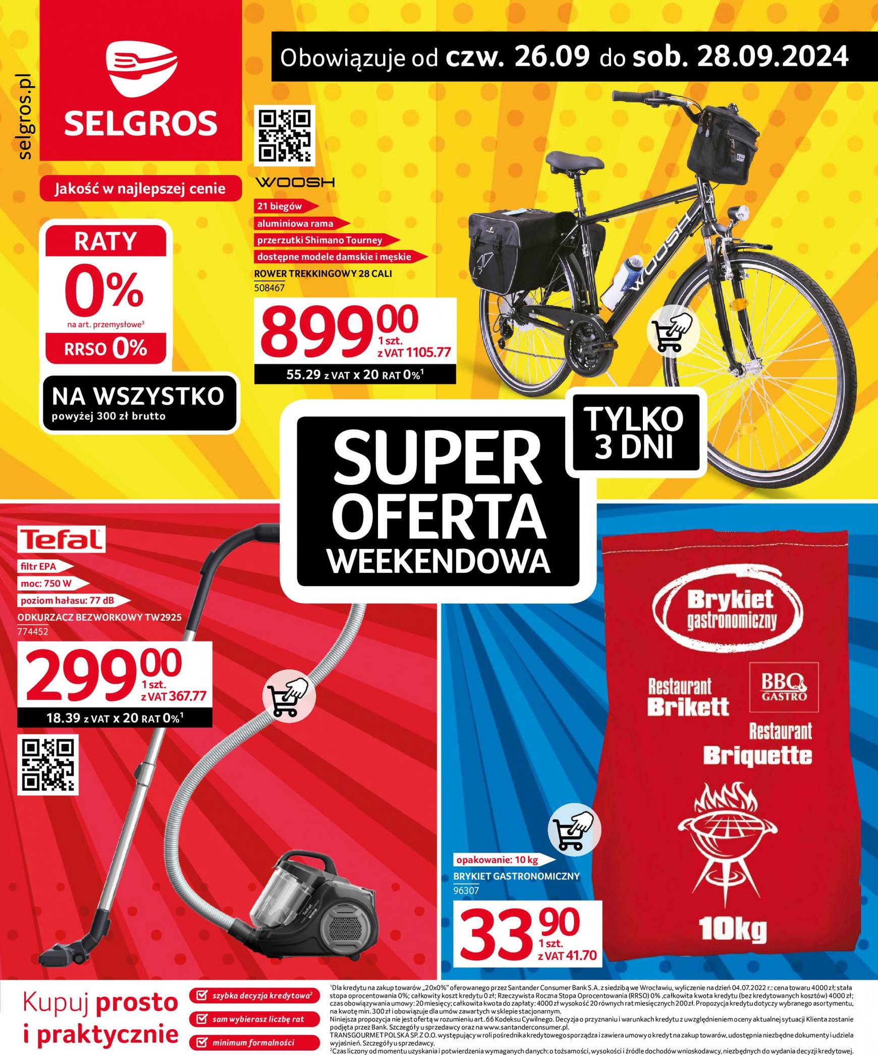 Aktualna Selgros cash&carry - Super oferta na 3 dni gazetka ważna od 26.09. - 28.09.