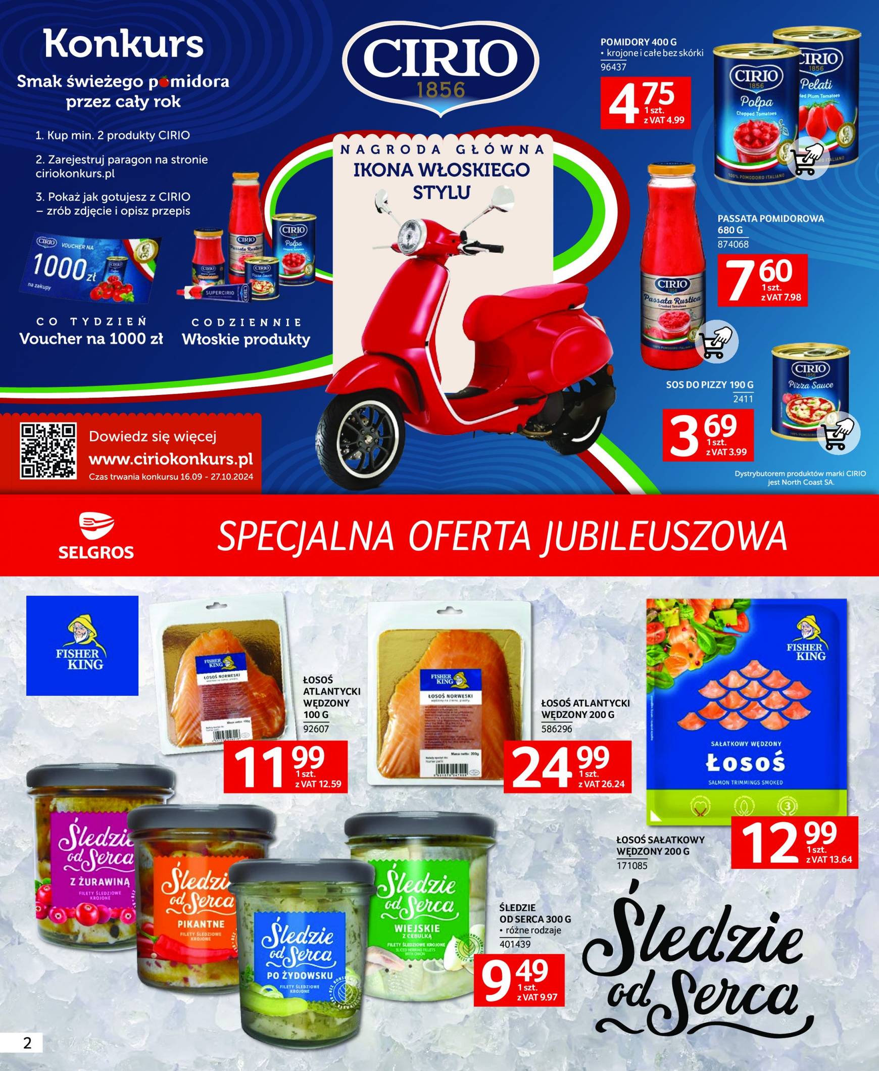 Aktualna Selgros cash&carry - Specjalna Oferta Jubileuszowa gazetka ważna od 26.09. - 09.10. 2