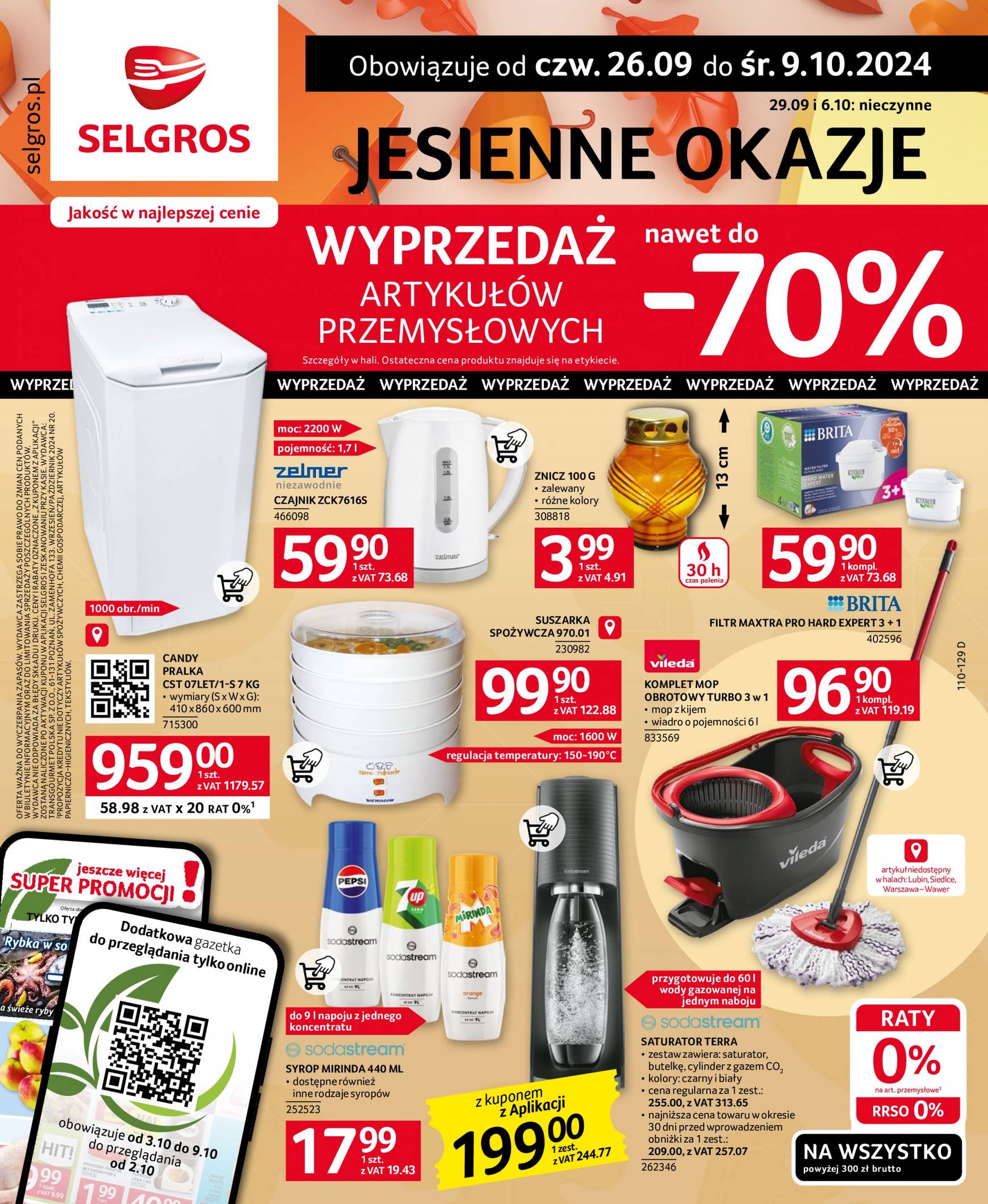 Aktualna Selgros cash&carry - Oferta Przemysłowa gazetka ważna od 26.09. - 09.10. 1