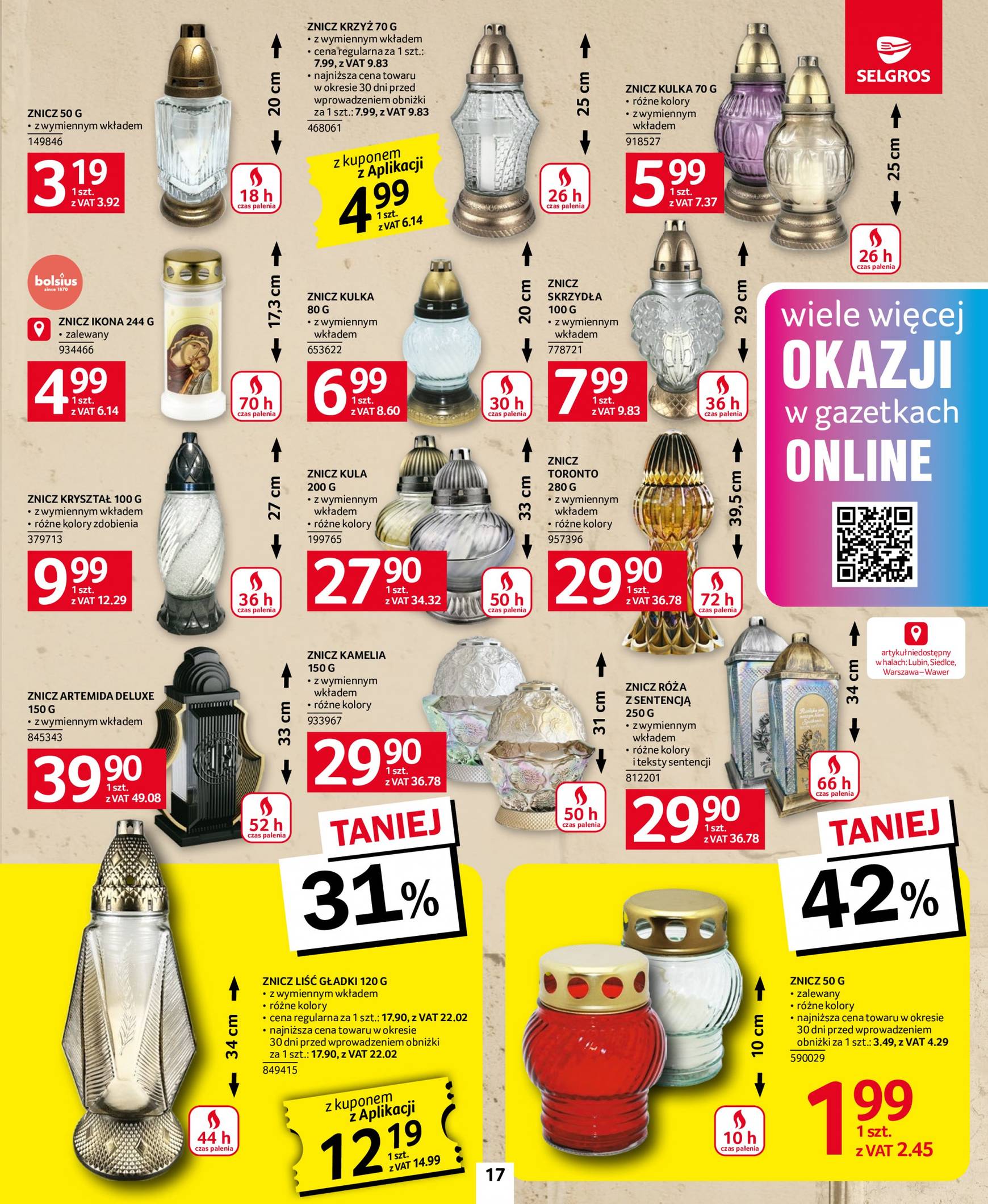 Aktualna Selgros cash&carry - Oferta Przemysłowa gazetka ważna od 26.09. - 09.10. 17