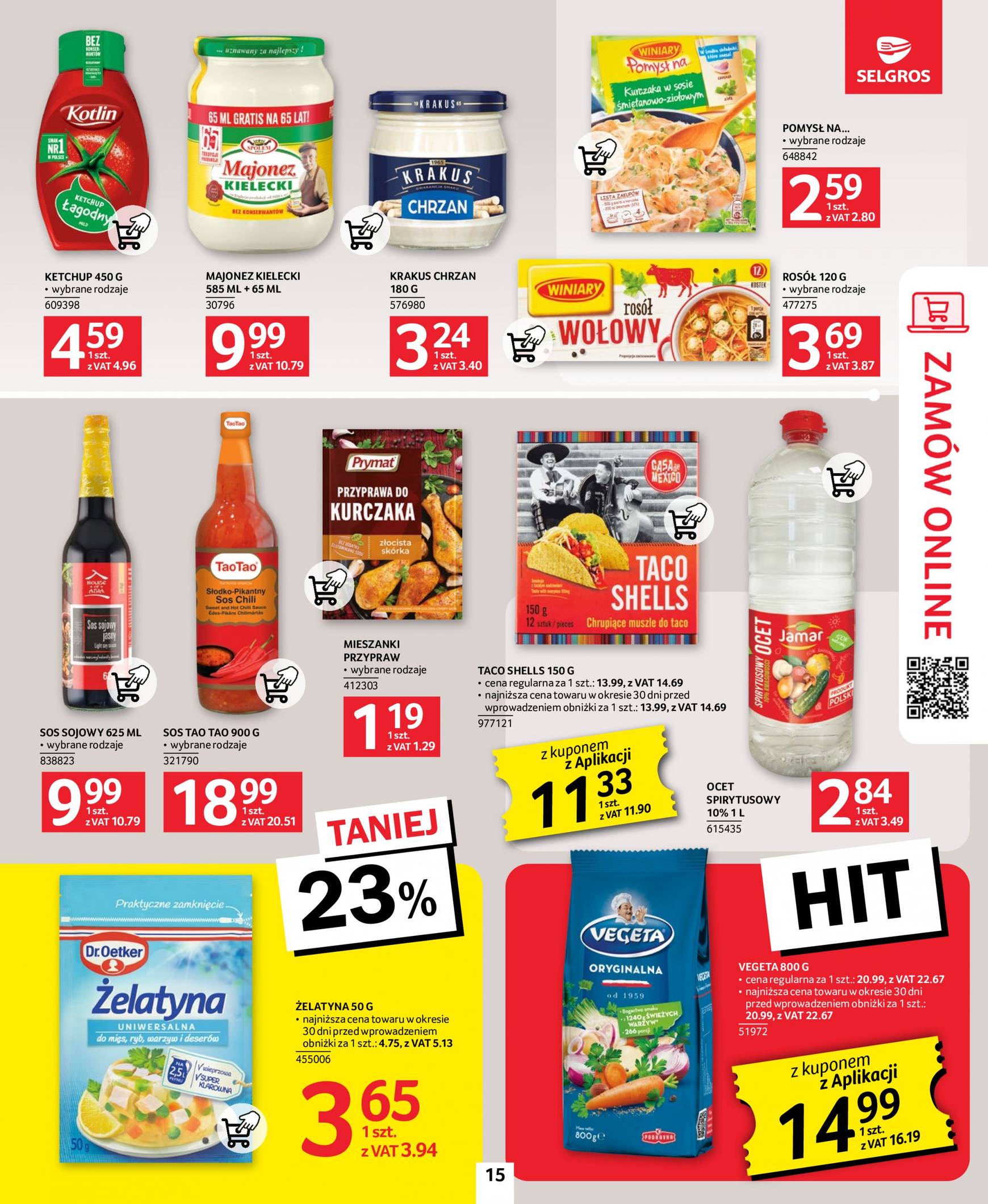 Aktualna Selgros cash&carry gazetka ważna od 26.09. - 09.10. 15