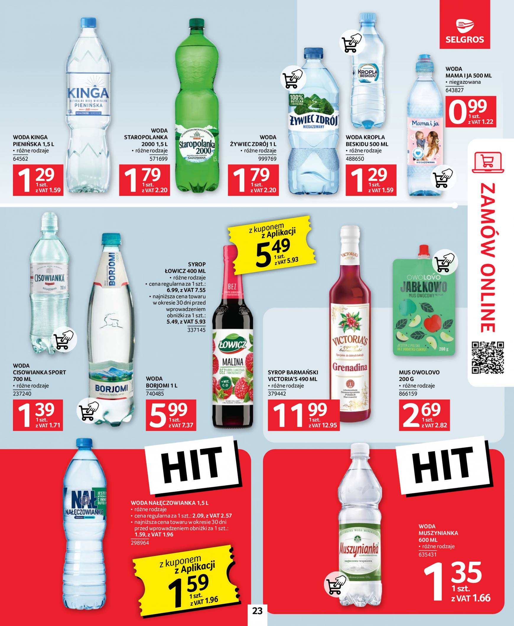 Aktualna Selgros cash&carry gazetka ważna od 26.09. - 09.10. 23