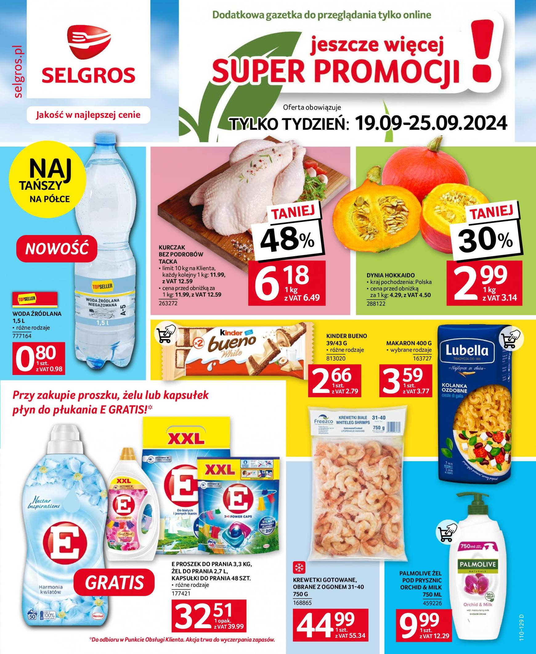 Aktualna Selgros cash&carry - Jeszcze więcej super promocji! gazetka ważna od 19.09. - 25.09.