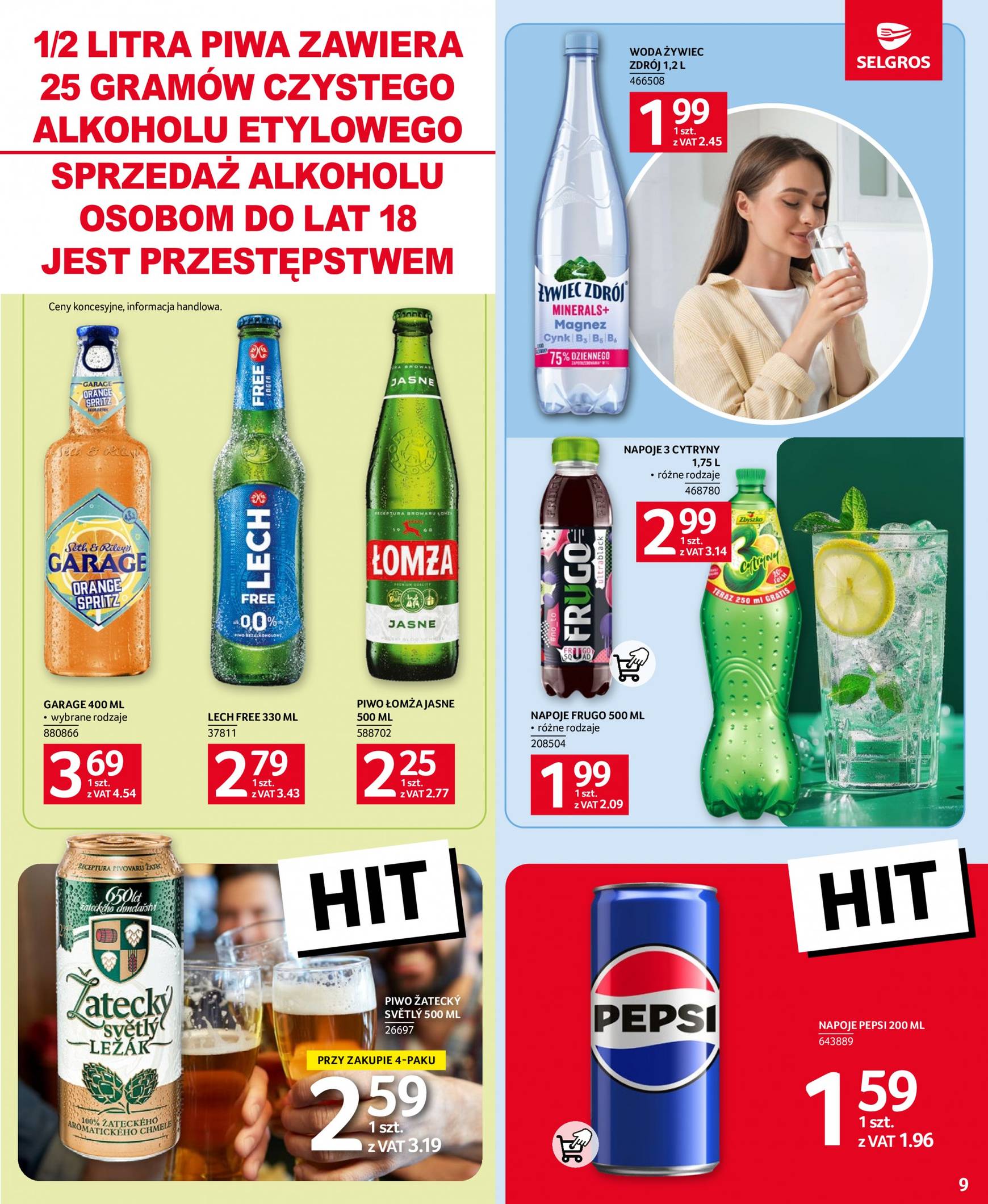 Aktualna Selgros cash&carry - Jeszcze więcej super promocji! gazetka ważna od 19.09. - 25.09. 9