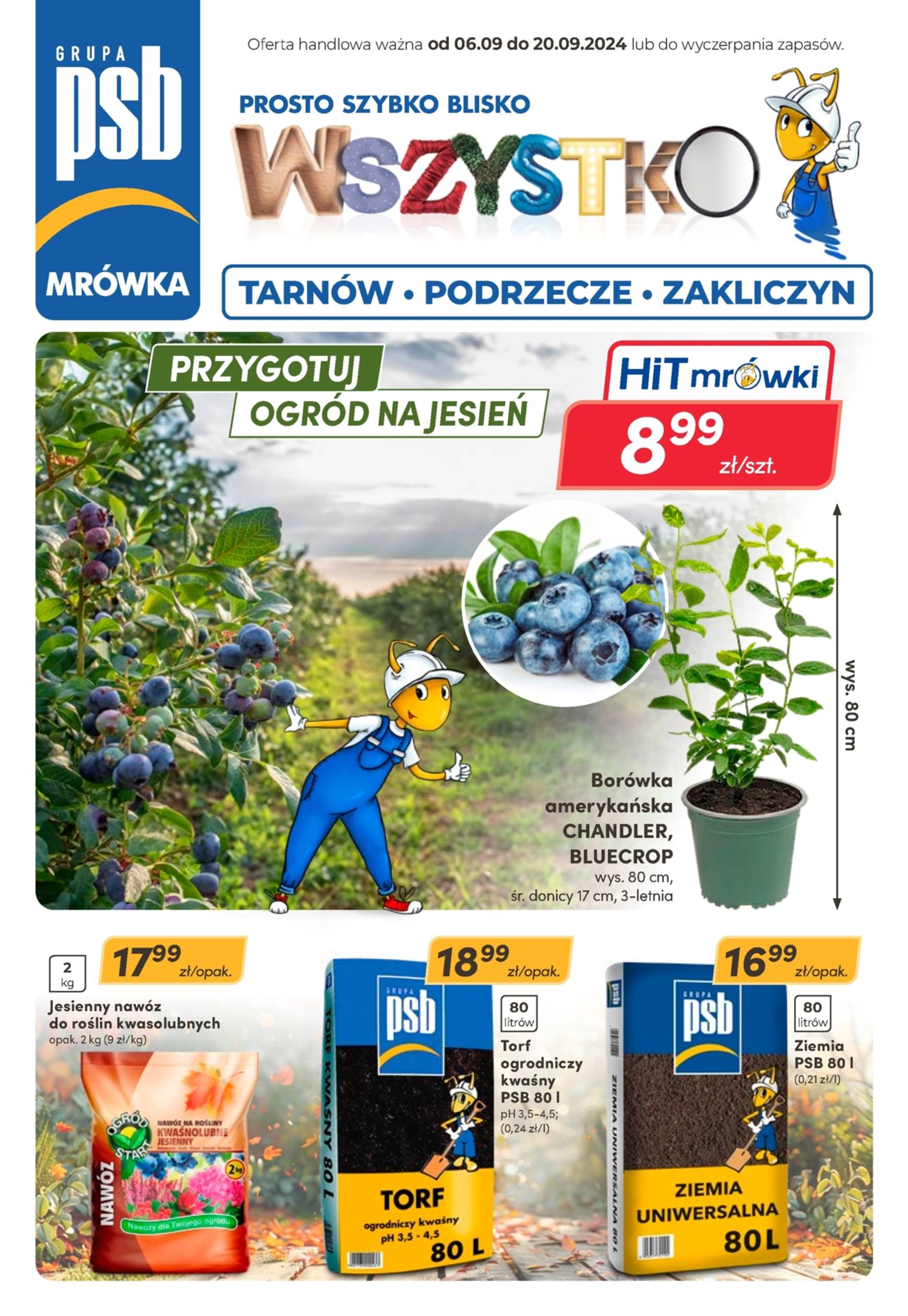 Aktualna Mrówka - Zakliczyn, Tarnow, Podrzecze gazetka ważna od 06.09. - 20.09.