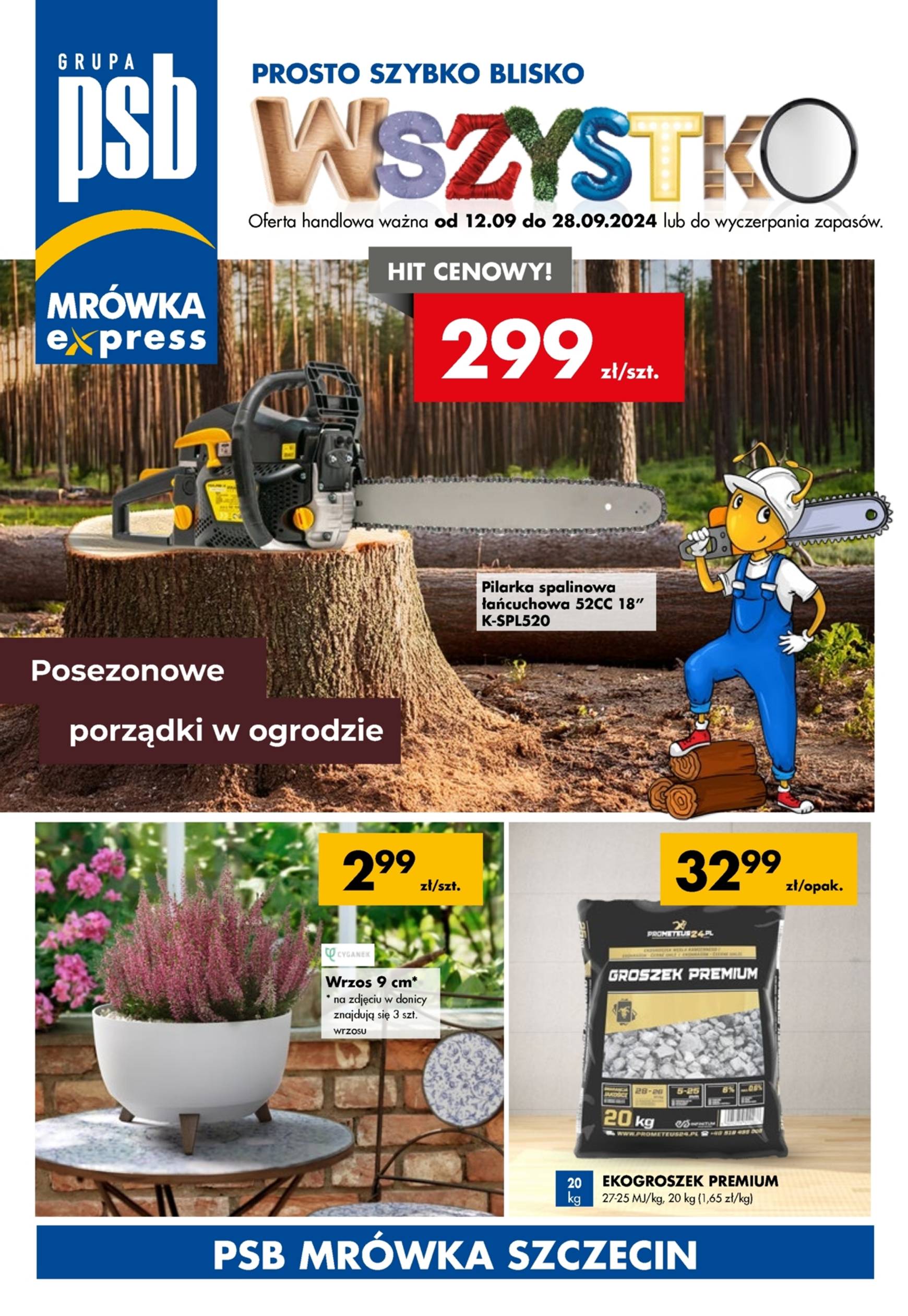 Aktualna Mrówka - Express Szczecin gazetka ważna od 12.09. - 28.09.