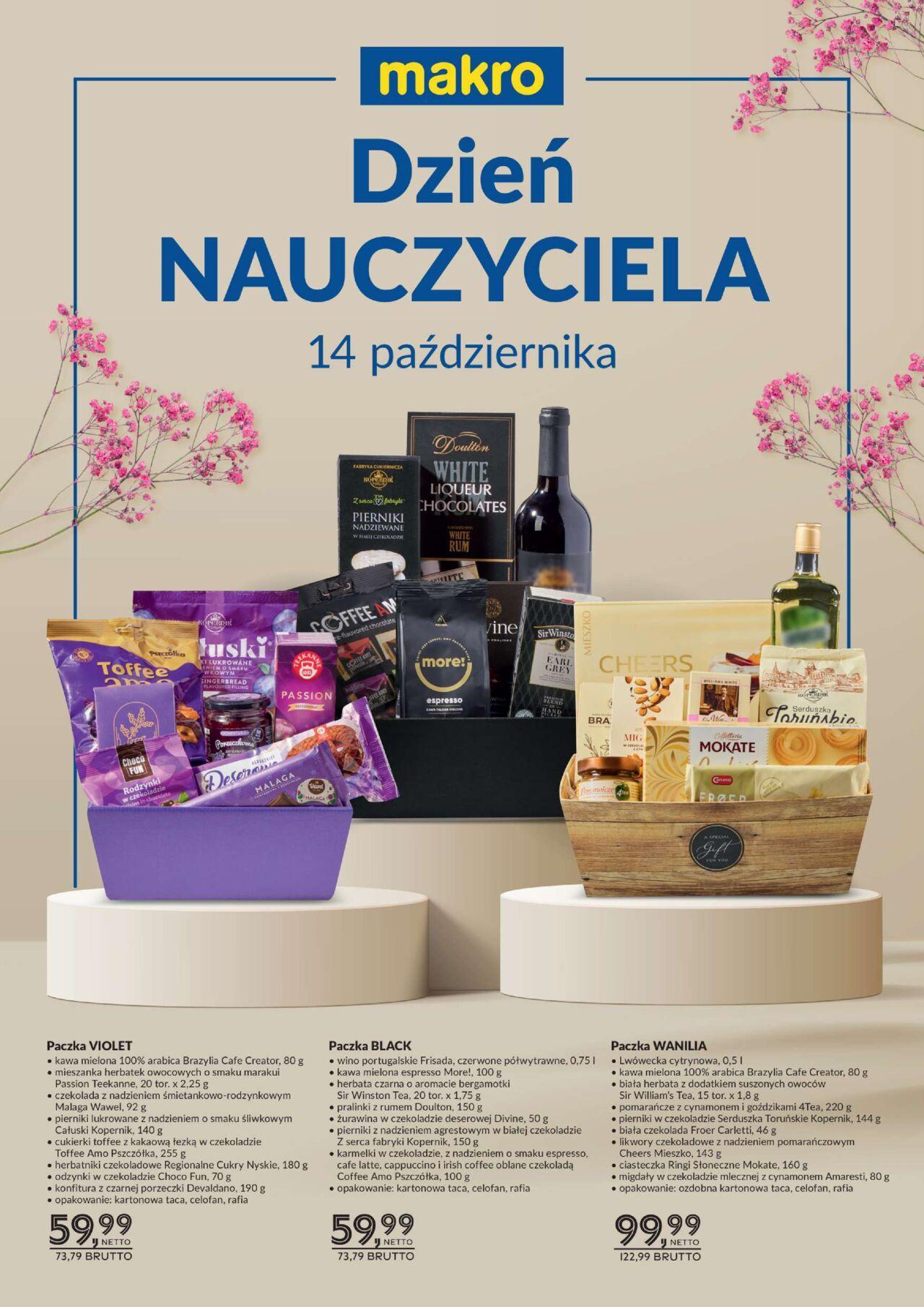 Makro Gazetka - Dzień nauczyciela 01.10.2024 - 14.10.2024