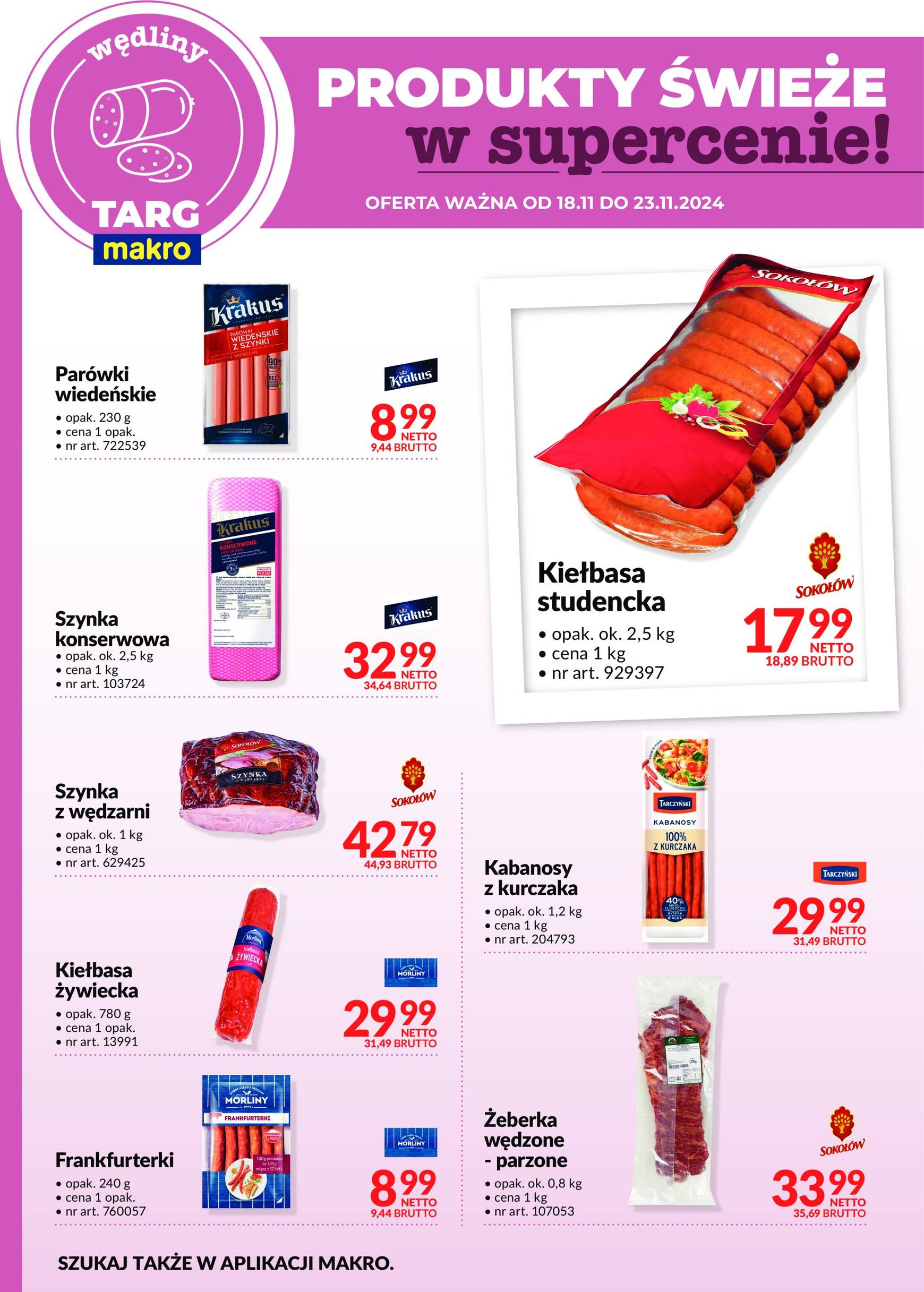 Targ MAKRO - oferta świeża w super cenach! gazetka ważna od 18.11. - 23.11. 5