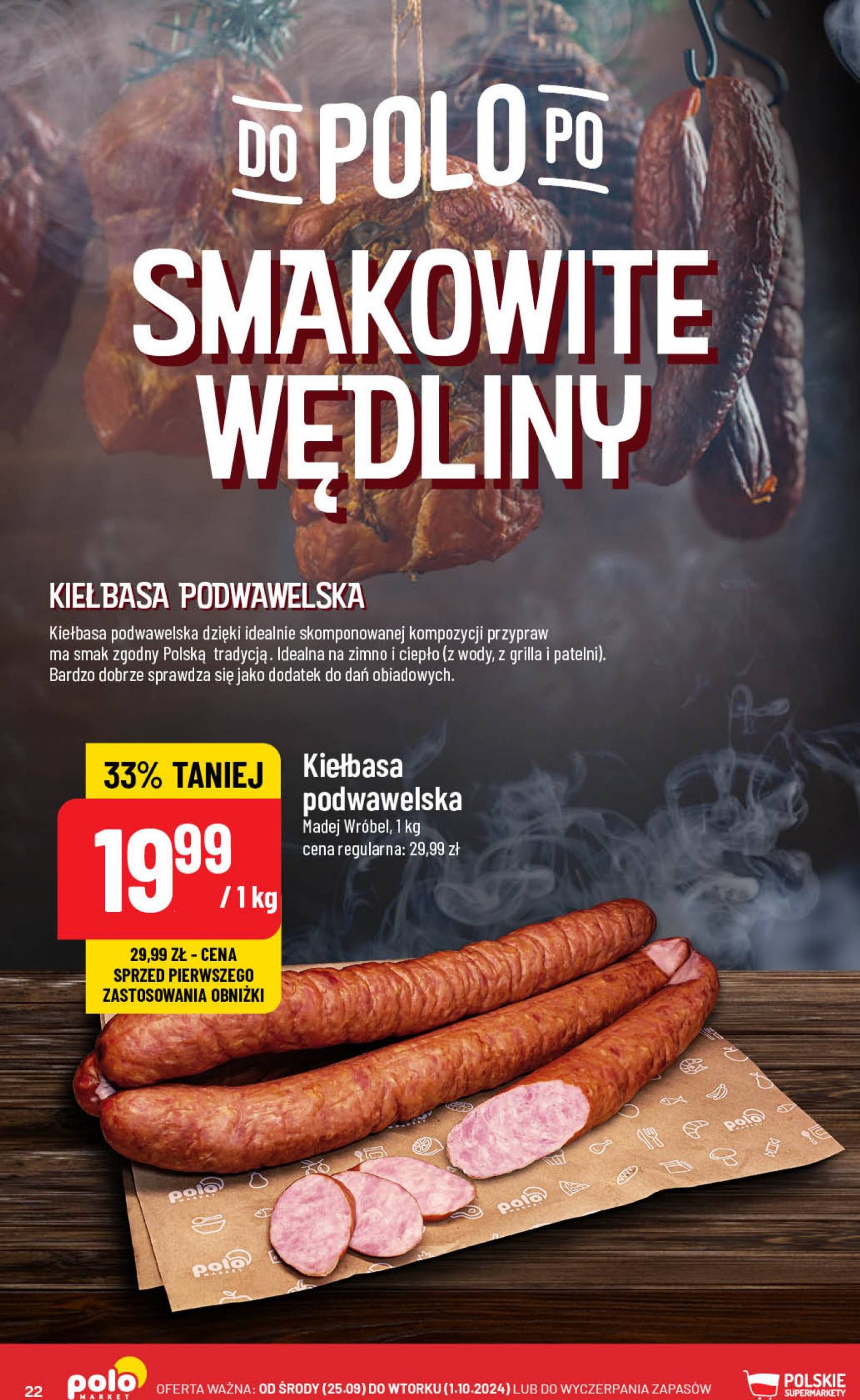 Aktualna POLO market gazetka ważna od 25.09. - 01.10. 22