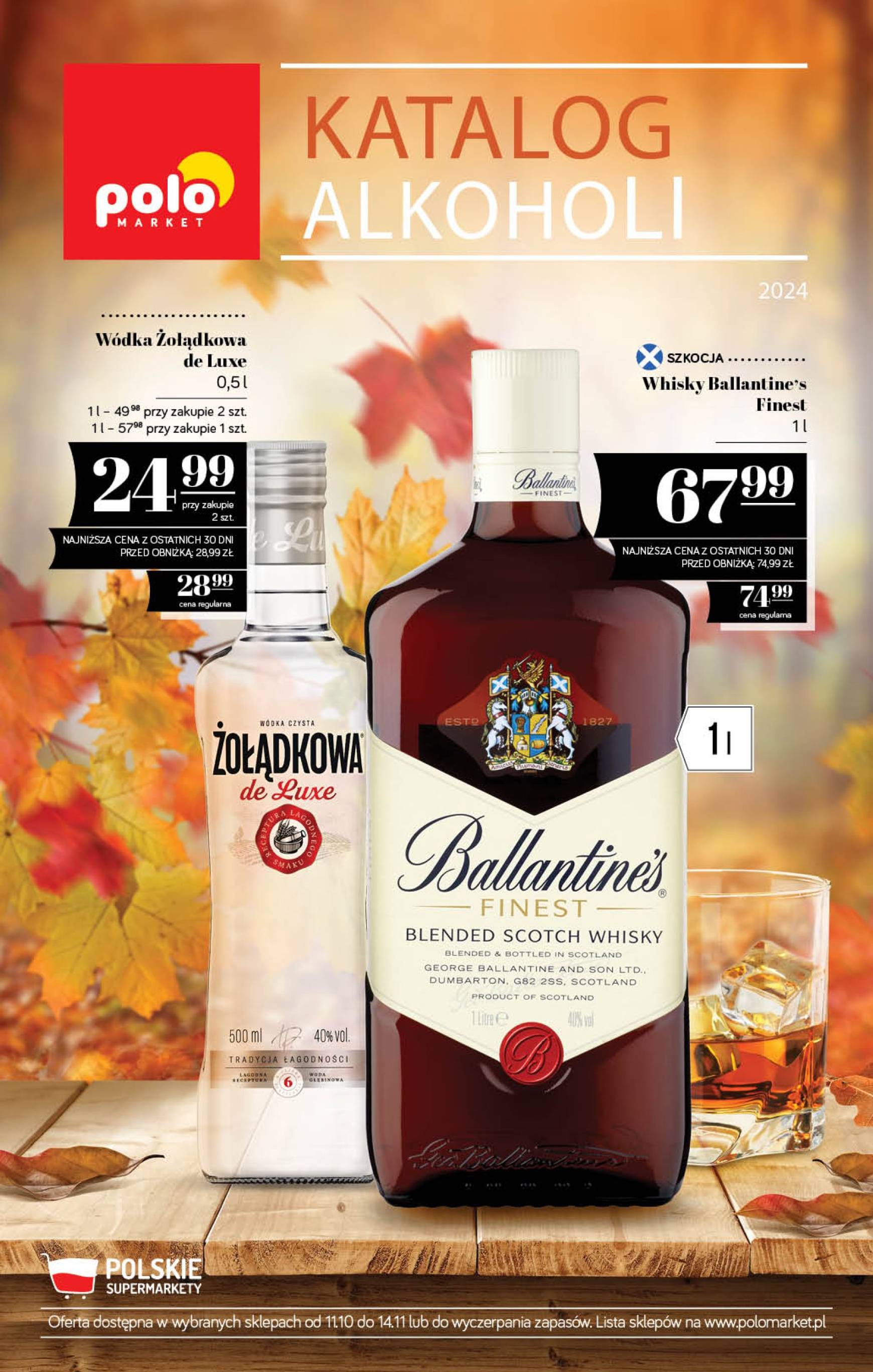 POLO market - Katalog alkoholi gazetka ważna od 11.10. - 14.11.