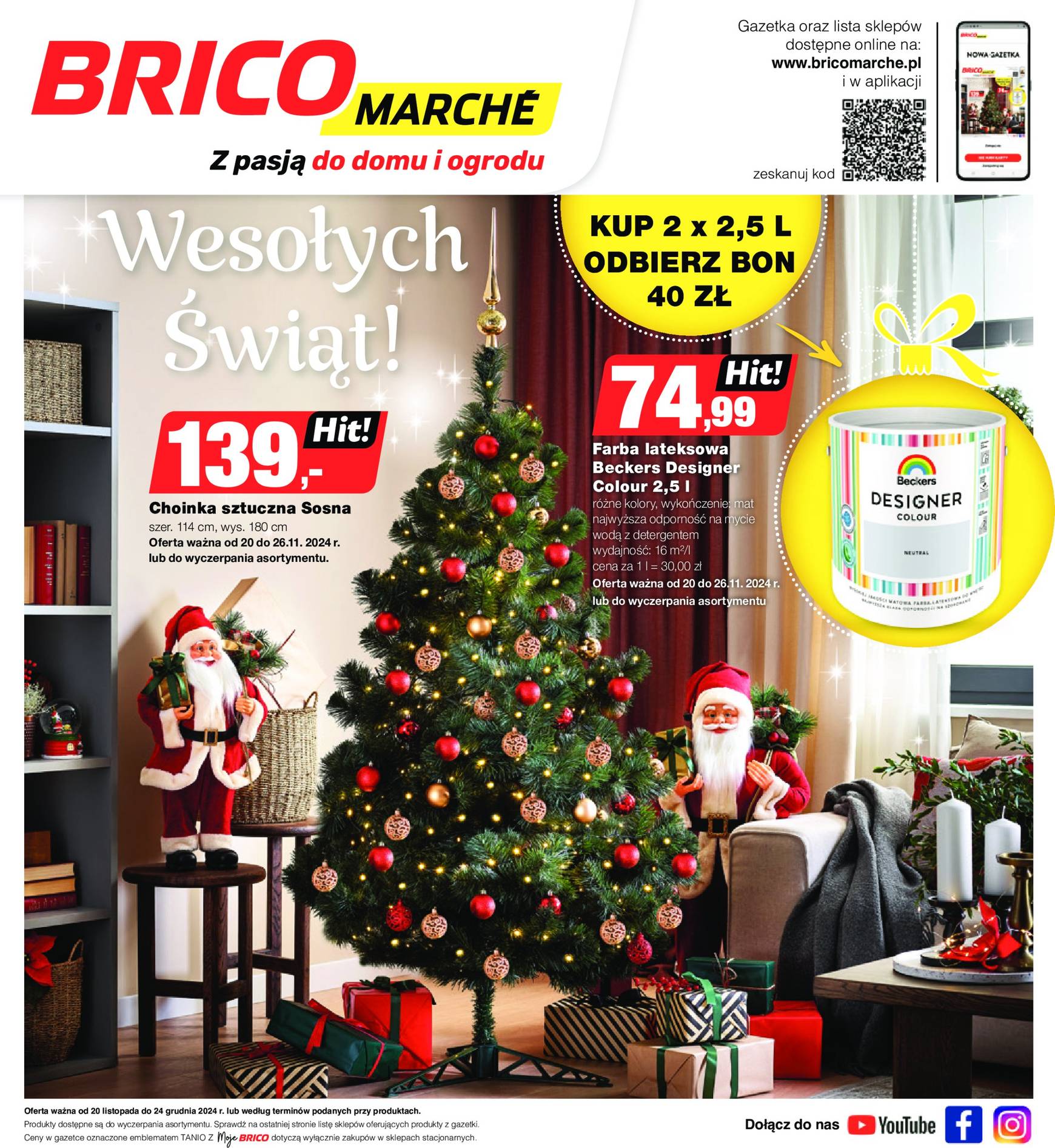 Bricomarché - Świąt gazetka ważna od 20.11. - 24.12.