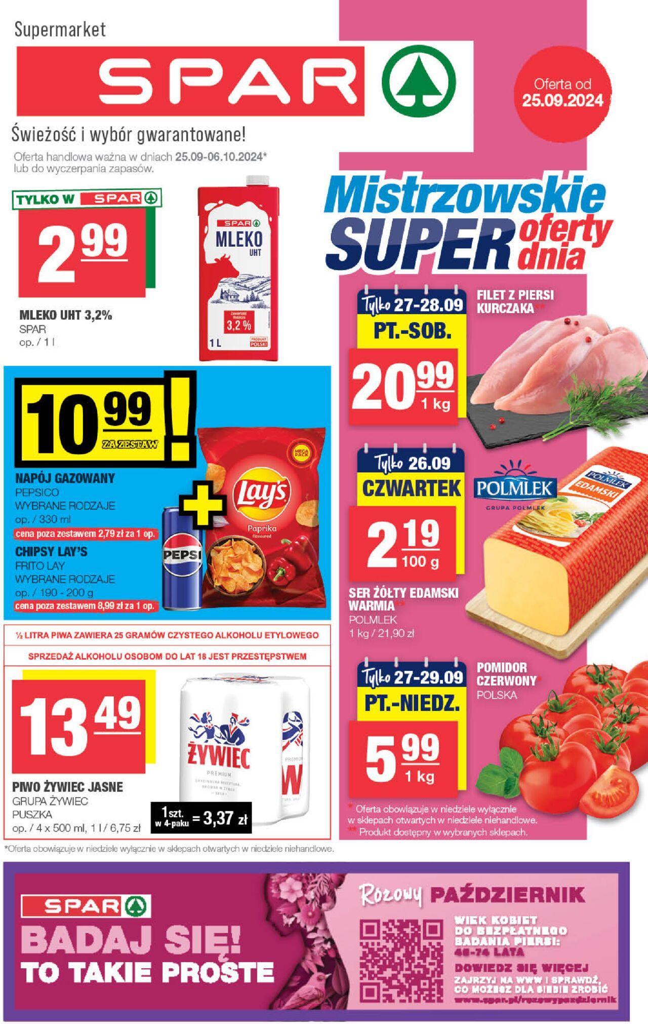 Spar Gazetka 25.09.2024 - 06.10.2024 1