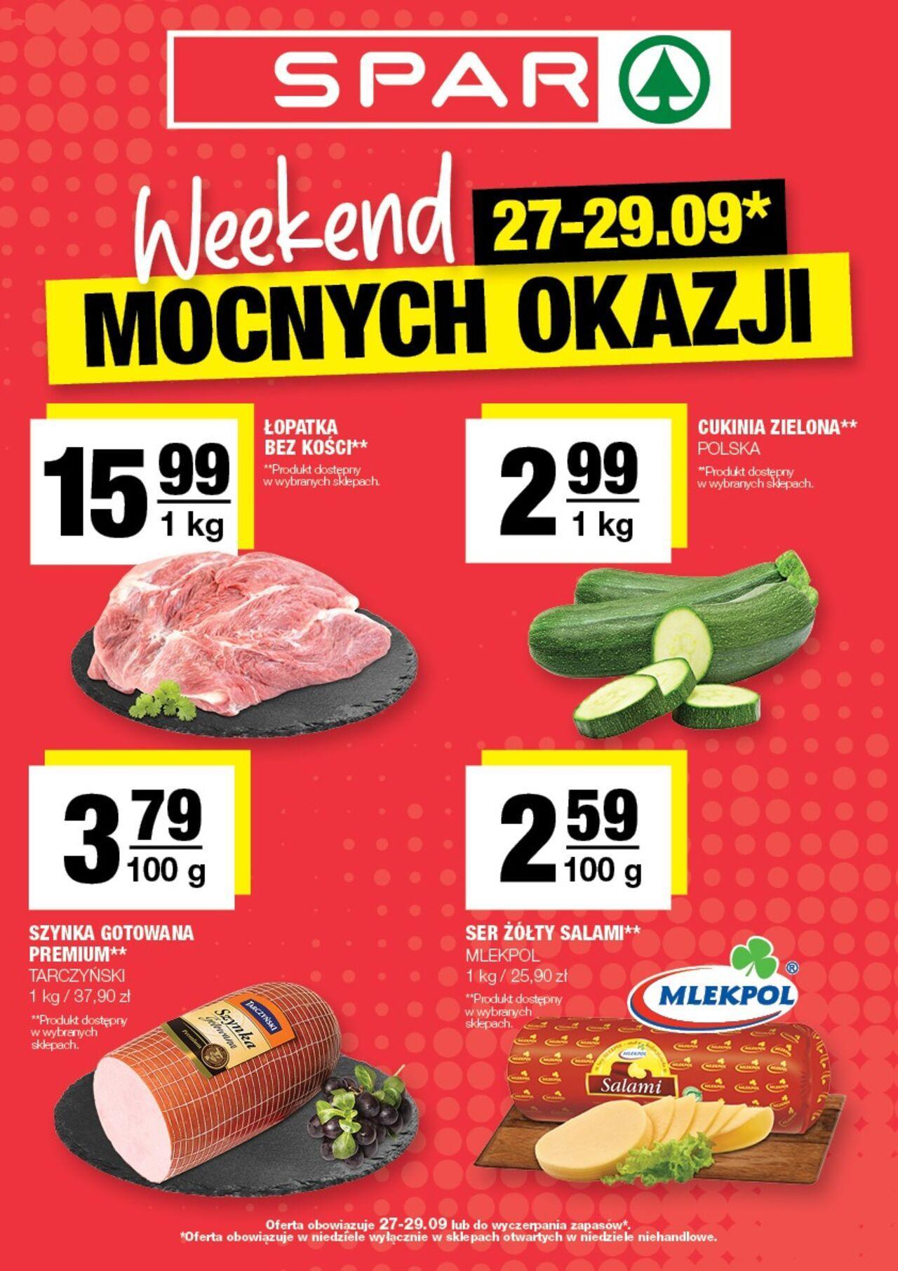 Spar Gazetka - Weekend mocnych okazji 27.09.2024 - 29.09.2024