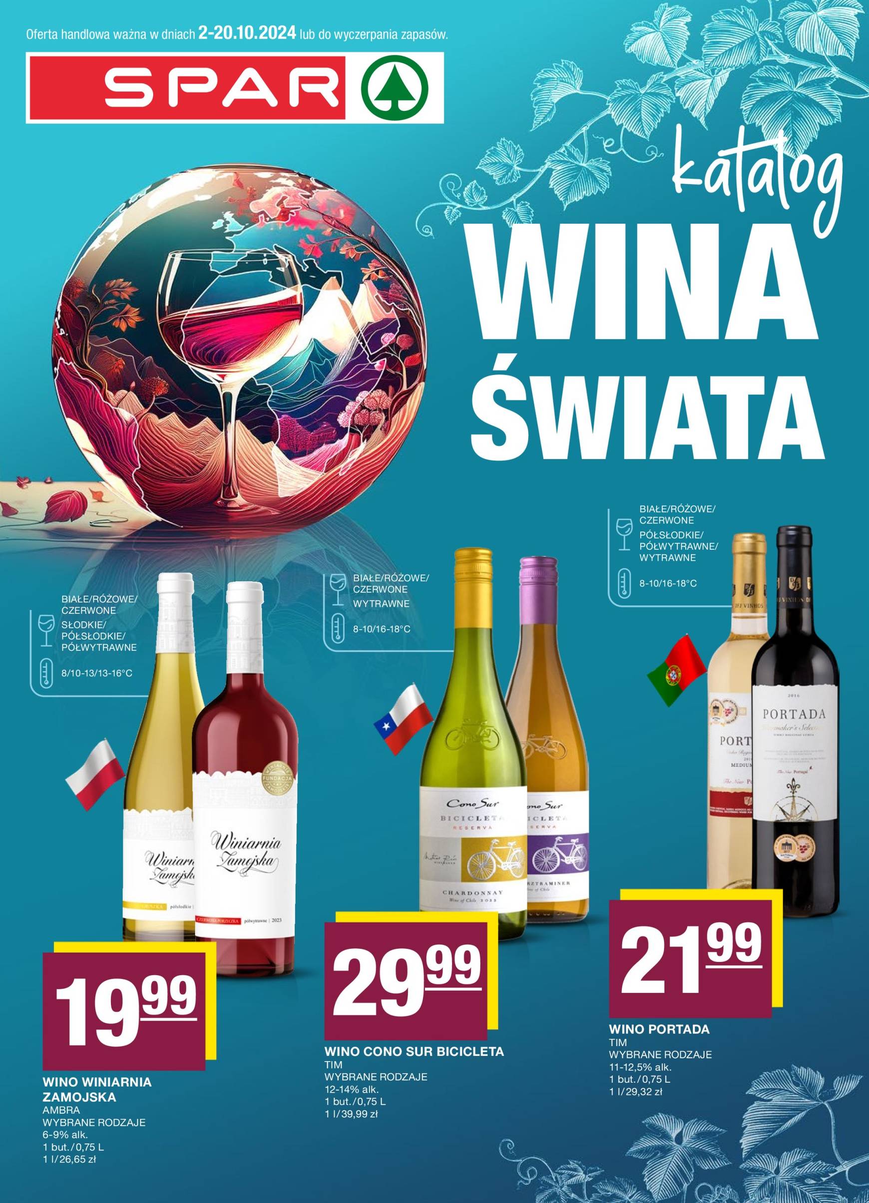 Aktualna SPAR - Katalog alkoholowy gazetka ważna od 02.10. - 20.10. 1