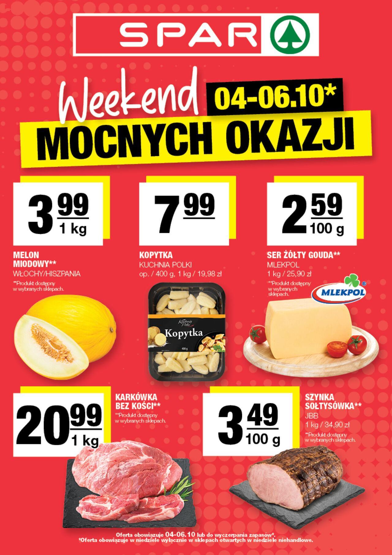 Spar Gazetka - Weekend mocnych okazji 04.10.2024 - 06.10.2024