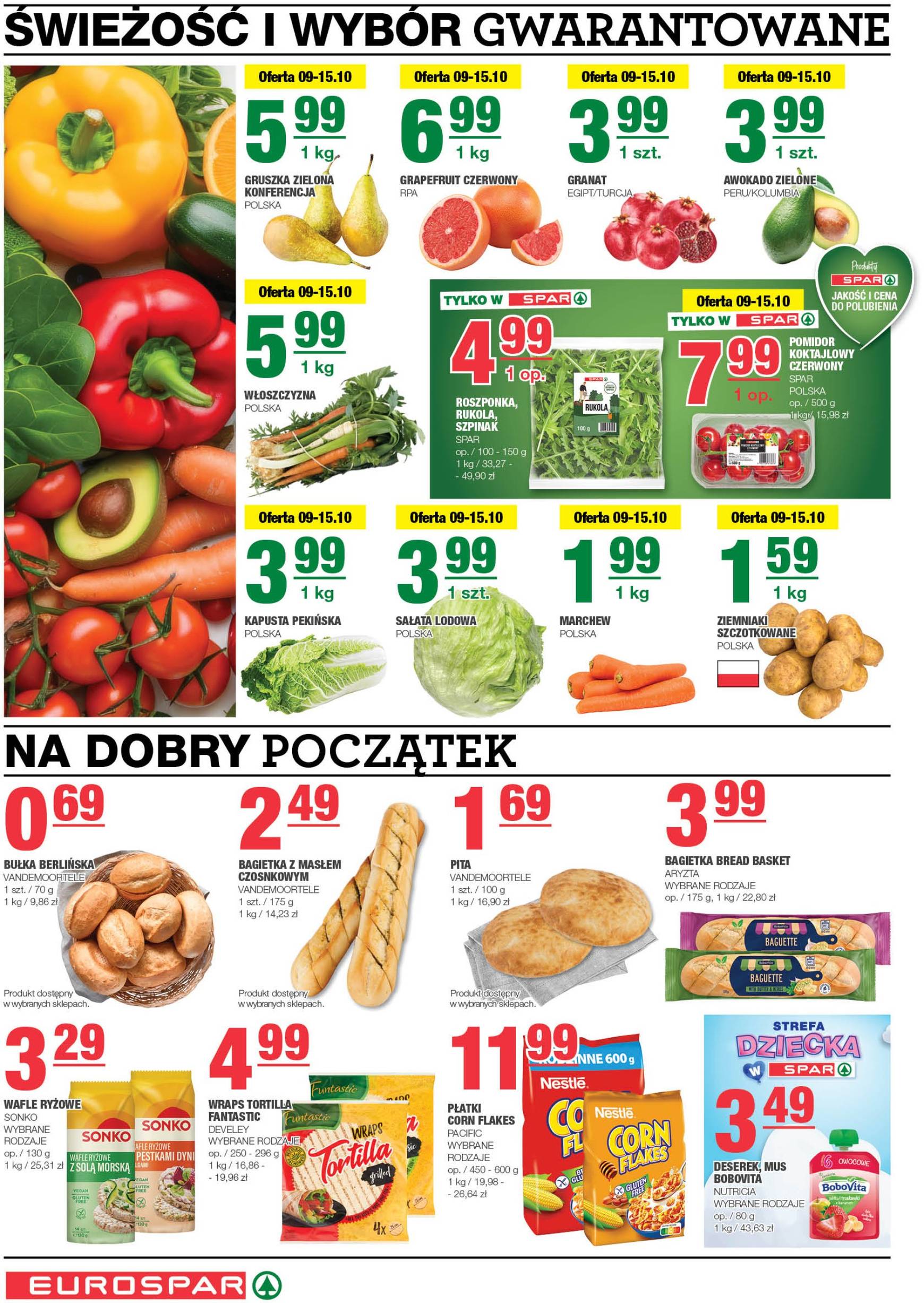 EUROSPAR gazetka ważna od 09.10. - 20.10. 2