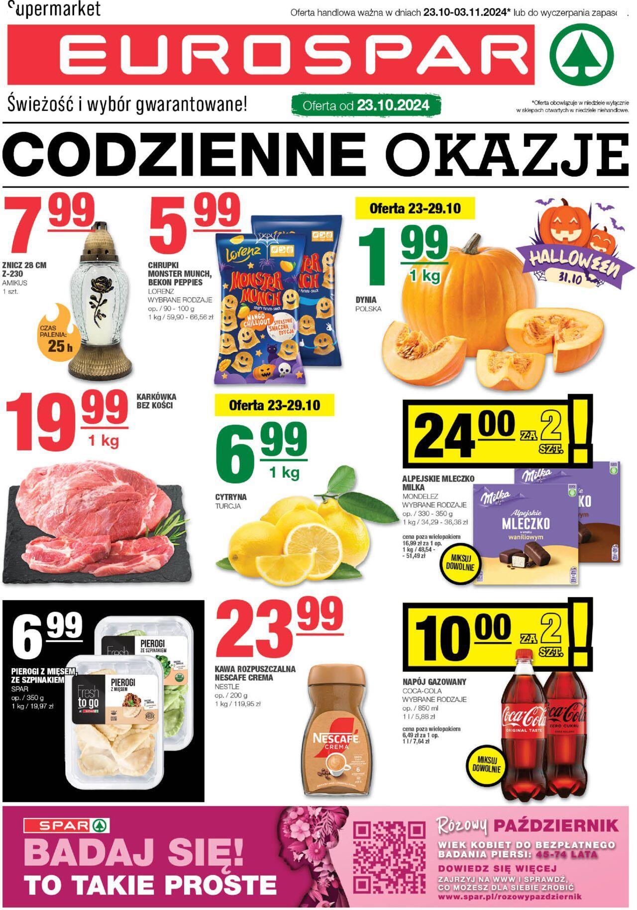 Spar Gazetka - Eurospar 23.10.2024 - 03.11.2024