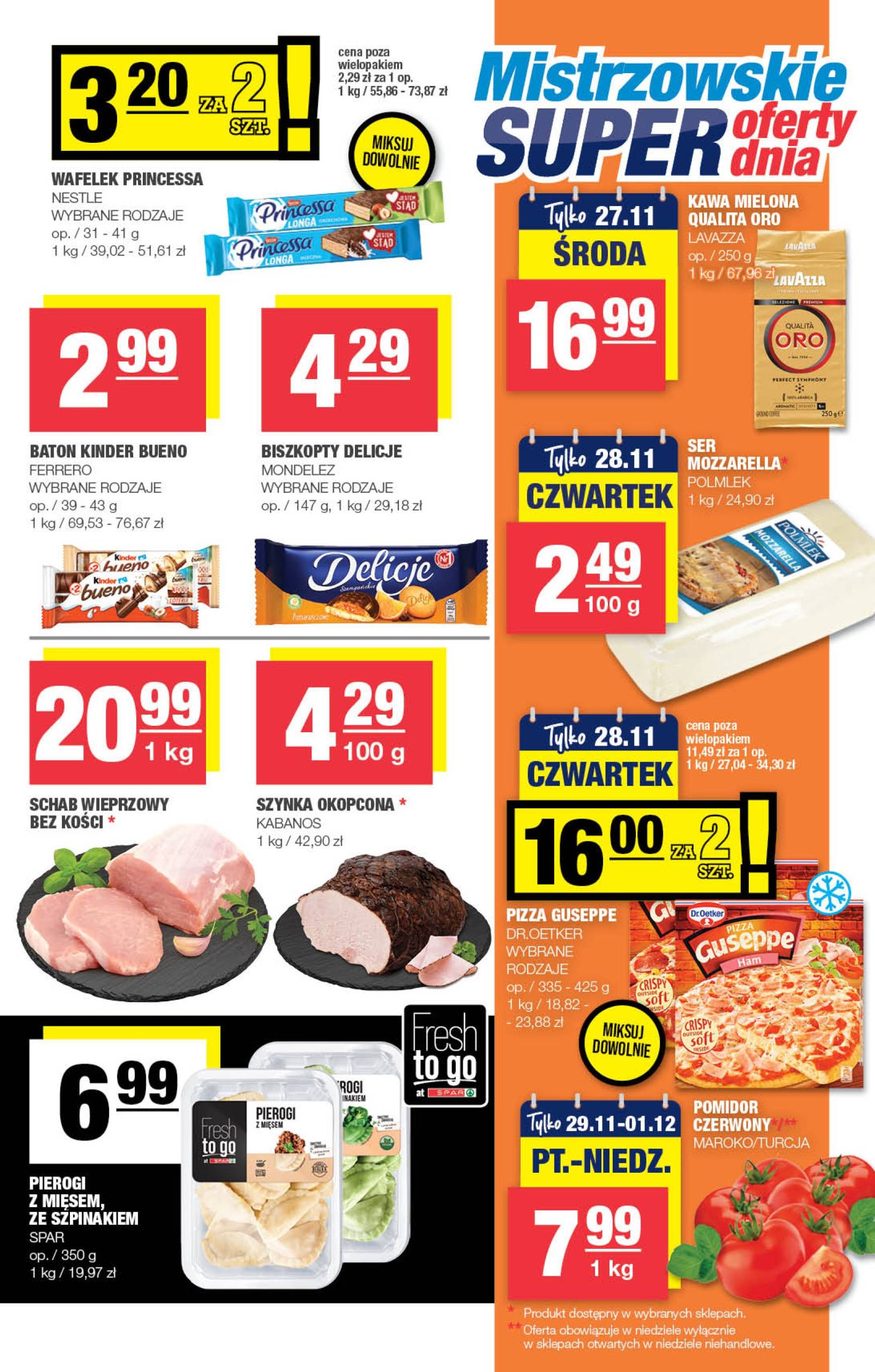 SPAR - Mini gazetka ważna od 20.11. - 01.12. 3