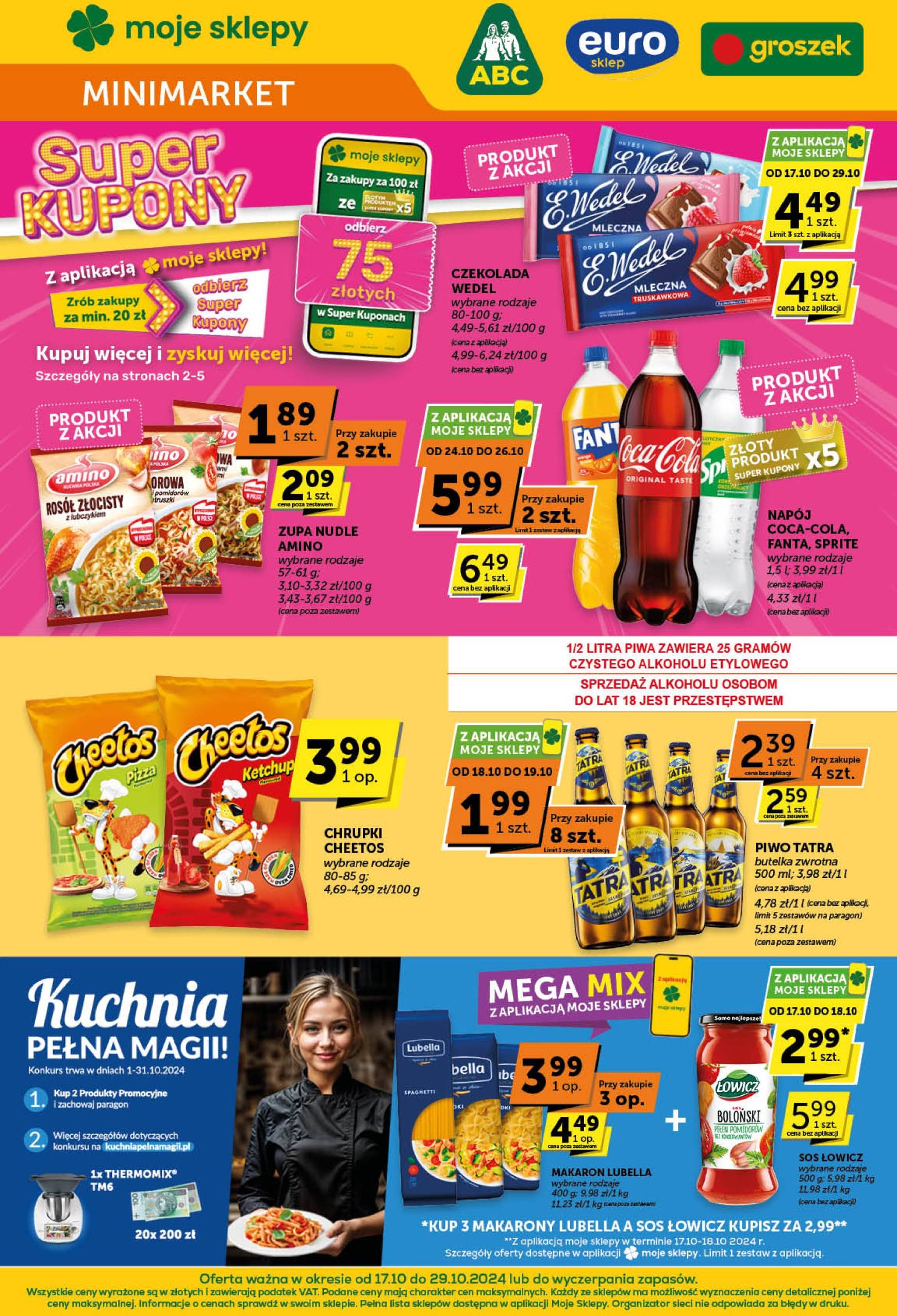 Groszek Minimarket gazetka ważna od 17.10. - 29.10.