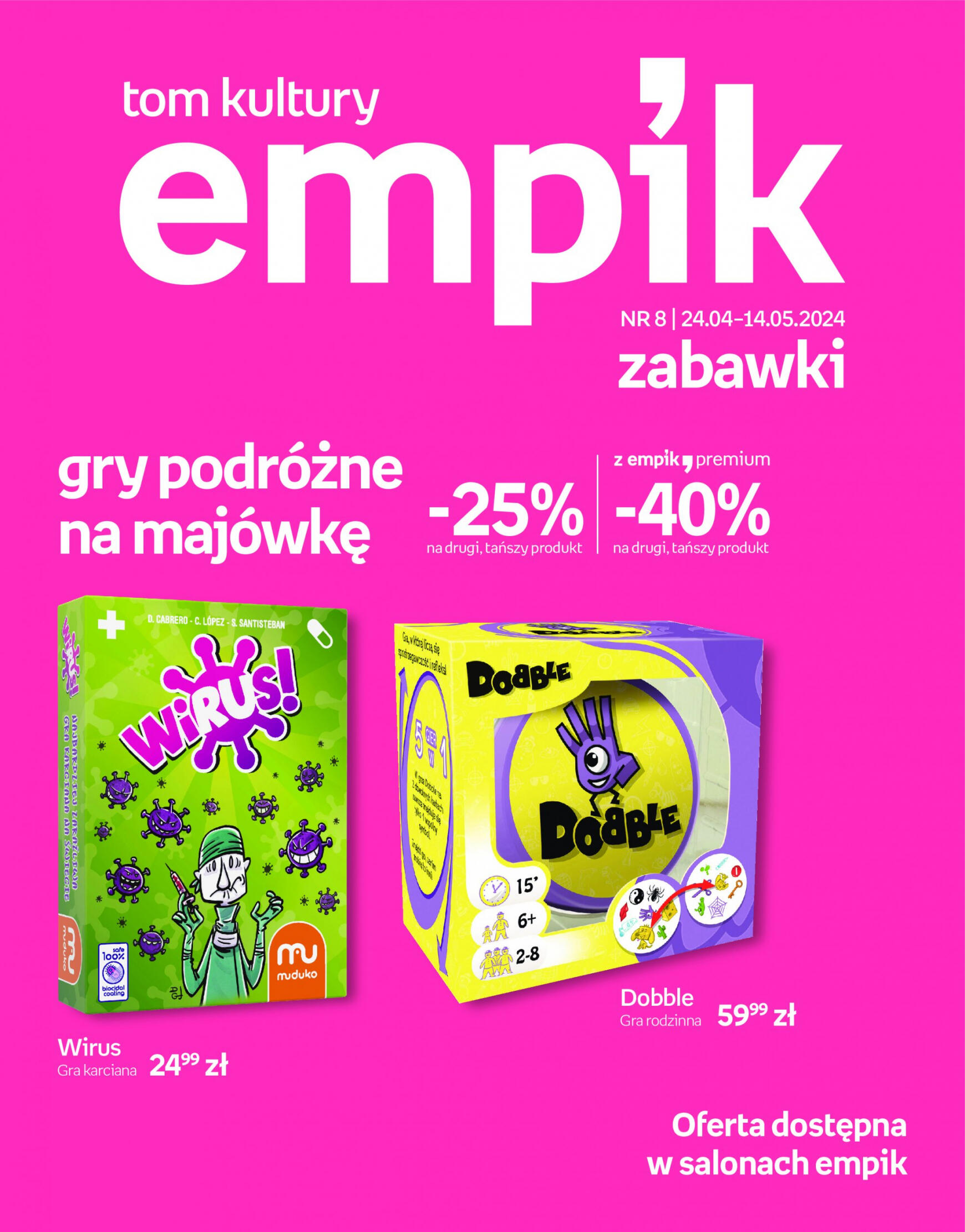 Empik - Zabawki gazetka aktualna ważna od 24.04. - 14.05.