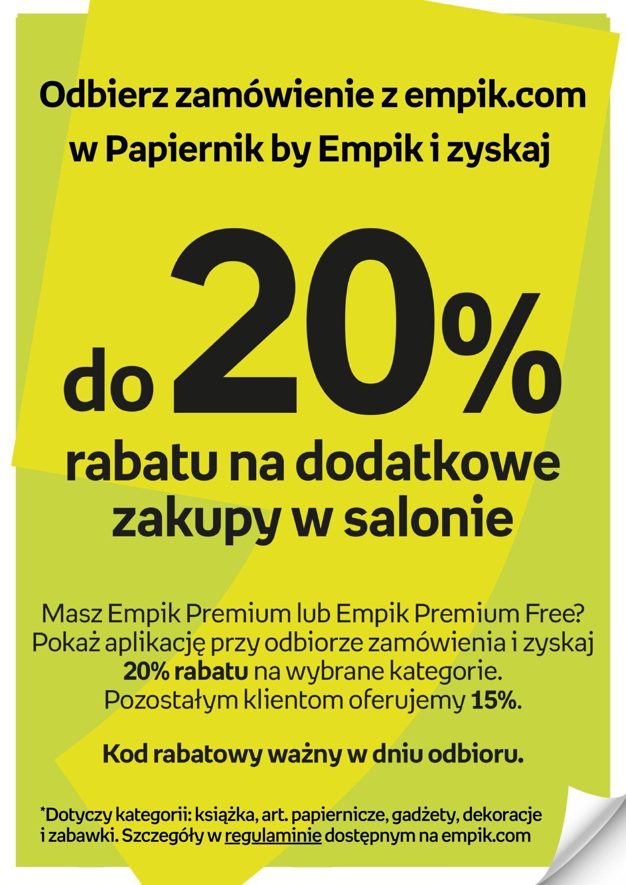 Empik Gazetka - Papiernik 25.09.2024 - 08.10.2024 21