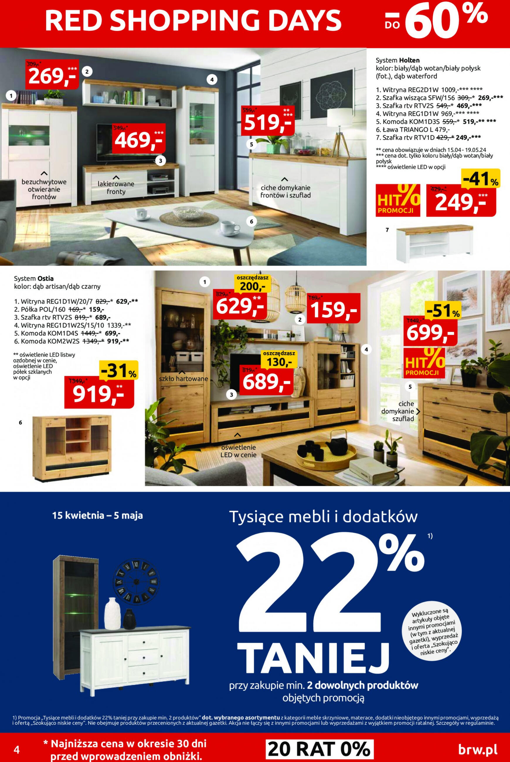 Black Red White - Red Shopping Days do -60% gazetka aktualna ważna od 15.04. - 05.05. 4