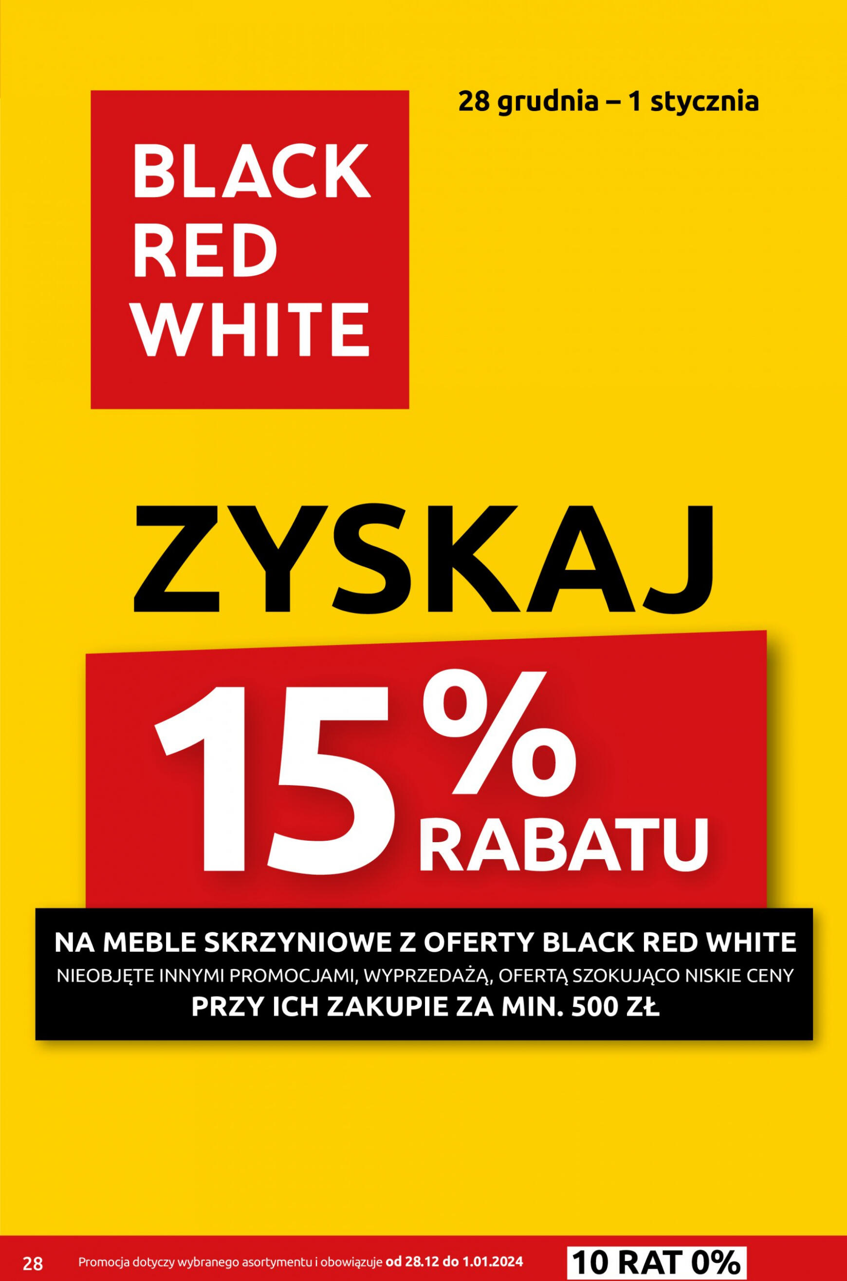 Black Red White - Wietrzenie magazynów do -50% obowiązuje od 27.12.2023 28