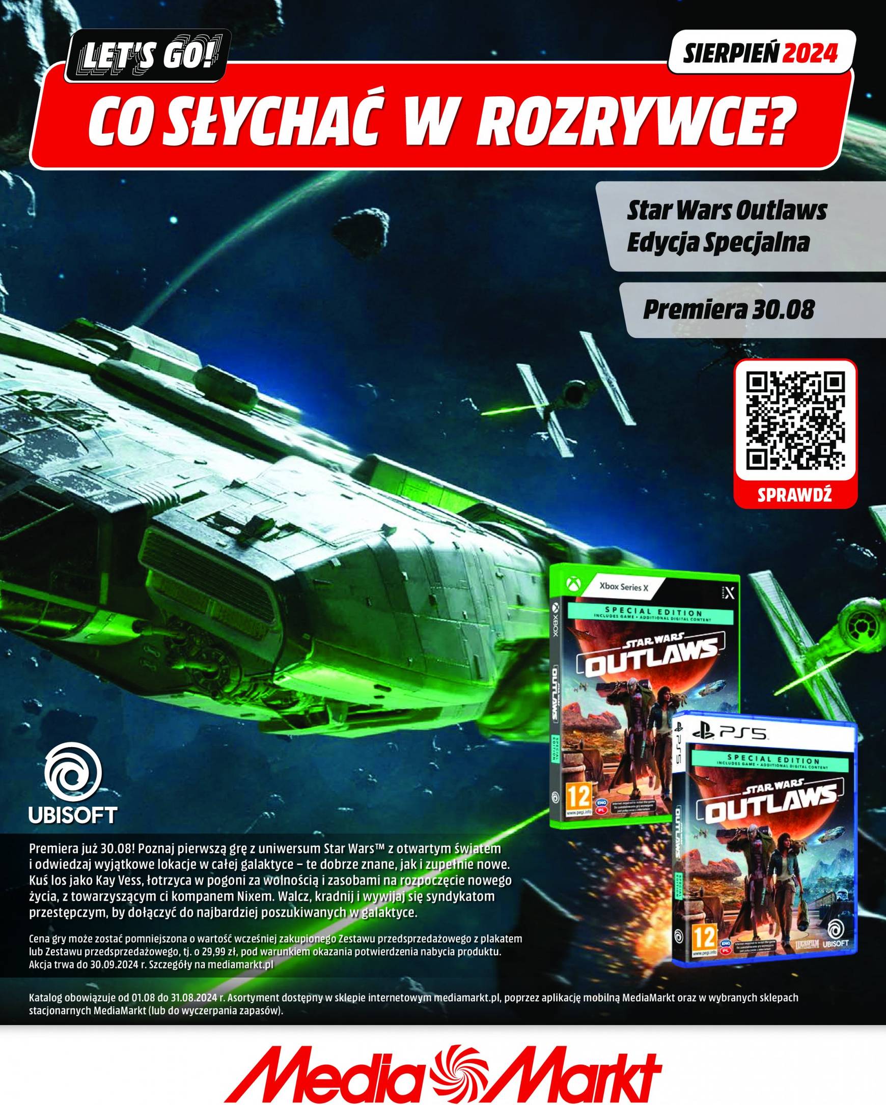 Aktualna Media Markt gazetka ważna od 01.08. - 31.08. 1