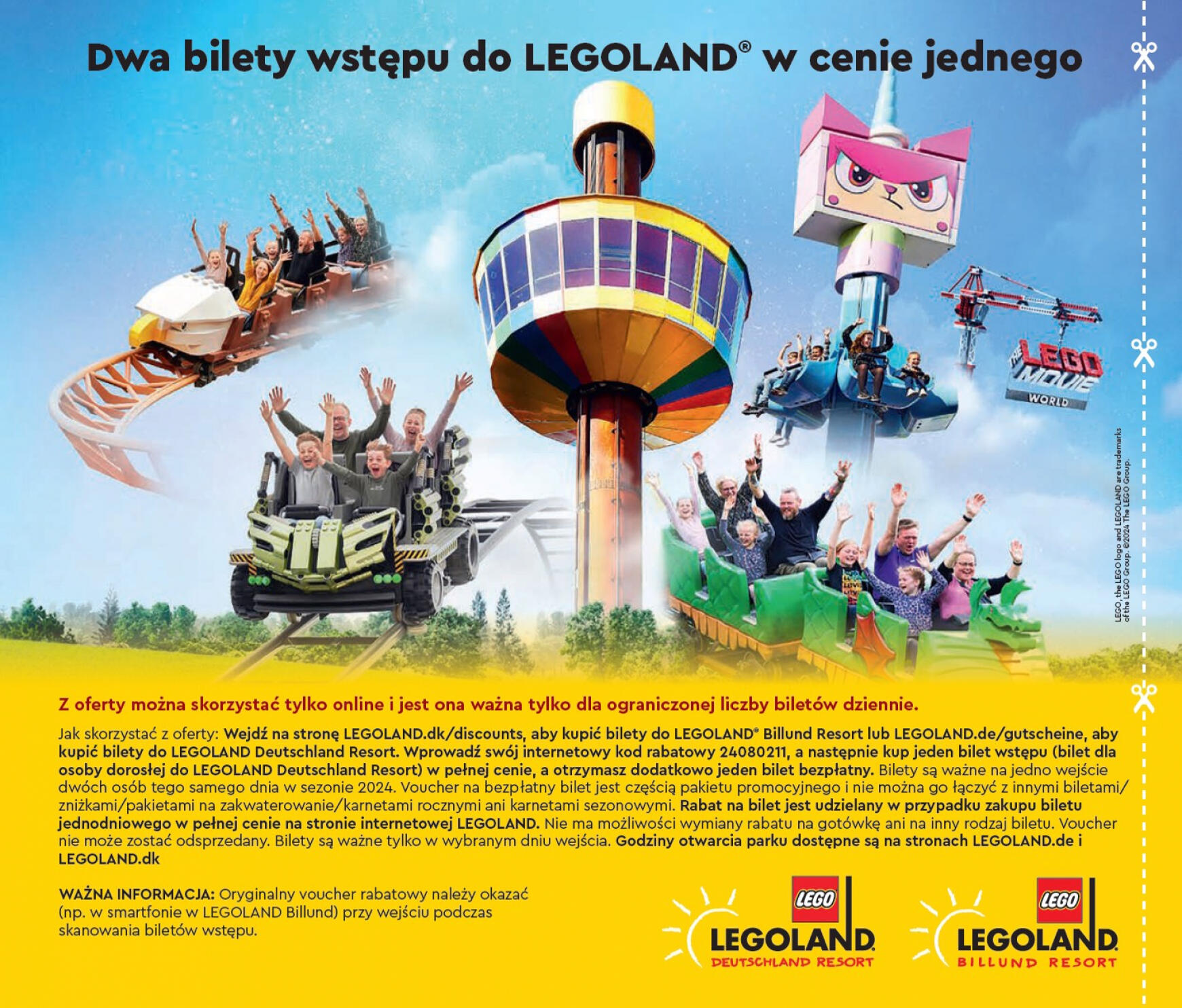 Lego gazetka aktualna ważna od 01.06. - 31.12. 96