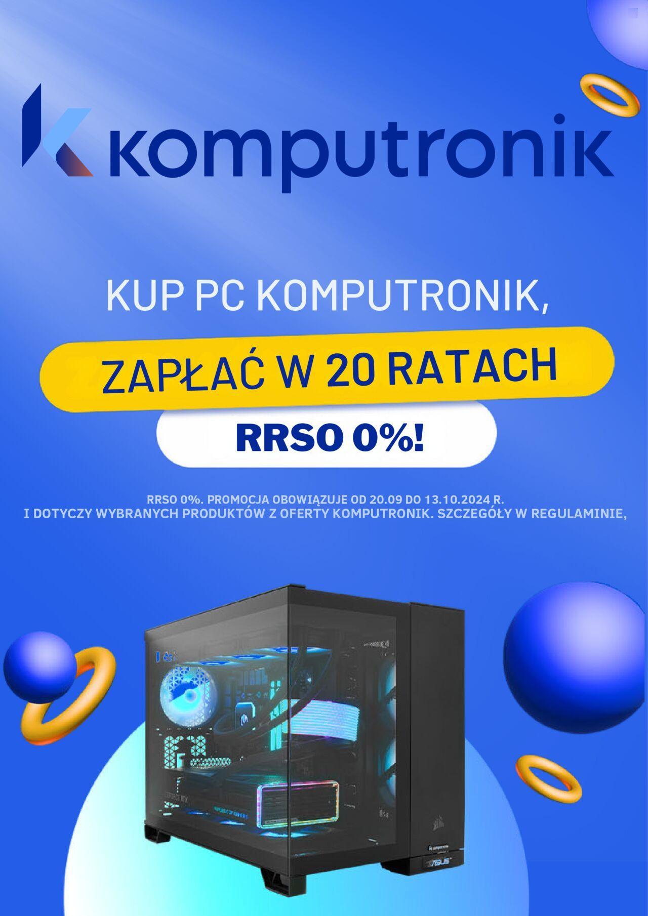 Komputronik promocje 20.09.2024 - 13.10.2024 1