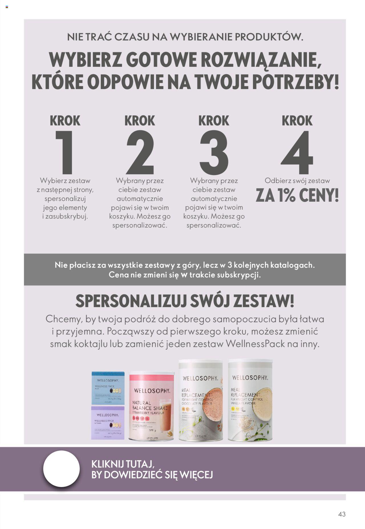 Oriflame Katalog - Wellosophy od środy 15.11.2023 43